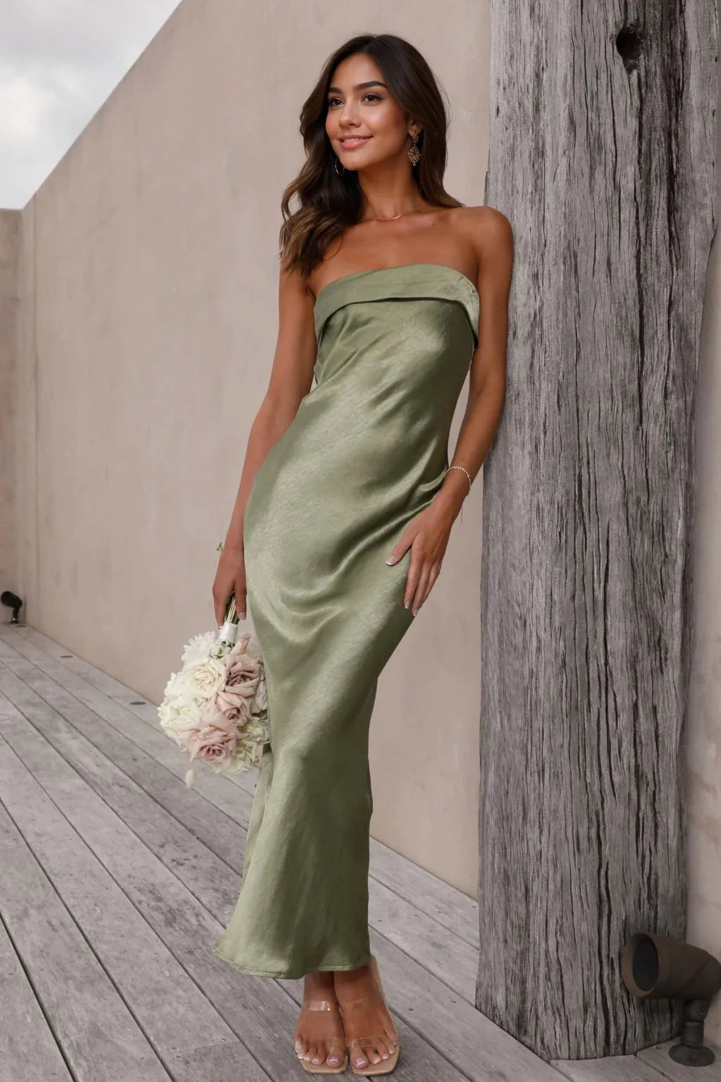 Gisele Maxi Dress - Olive