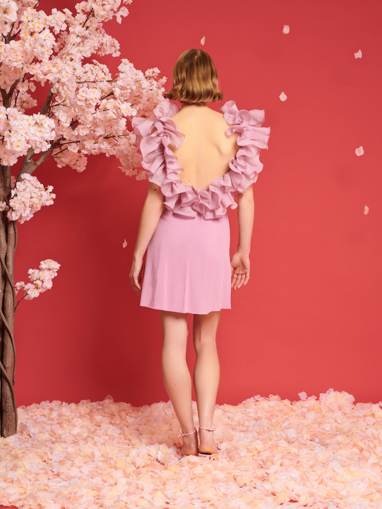 Blooming Ruffles Mini Dress