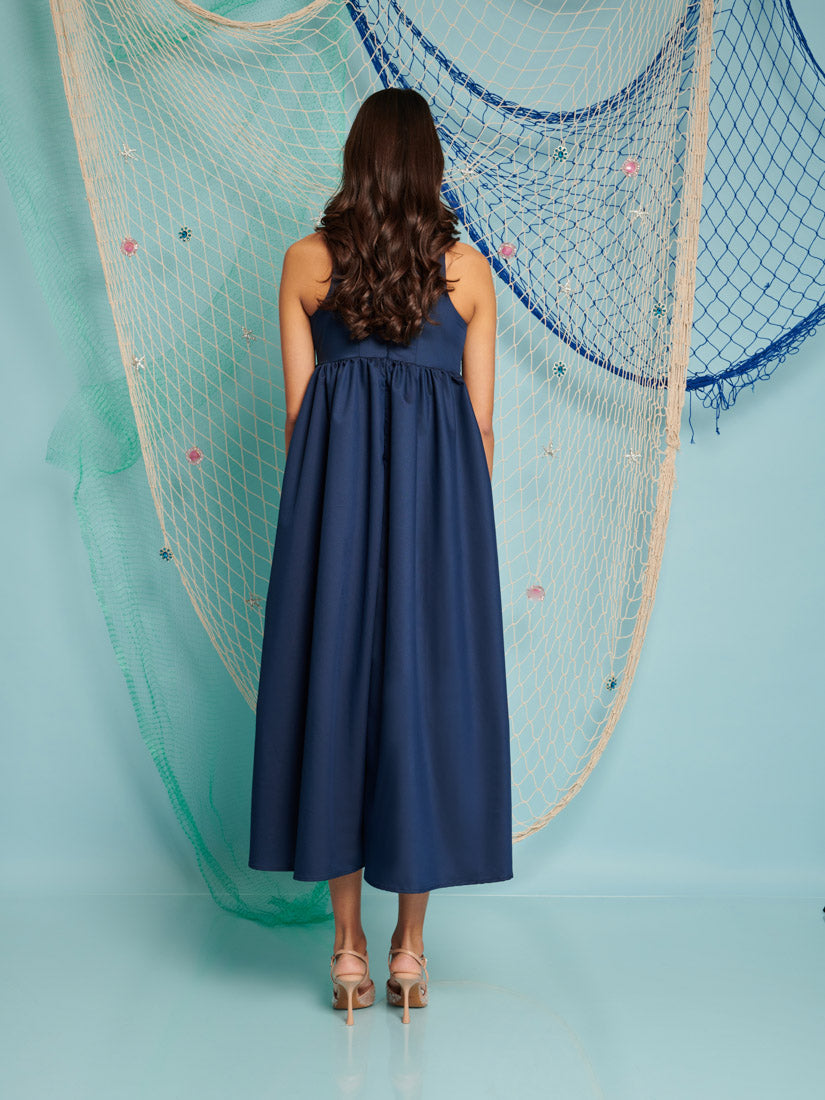 River Flower Midi Dress