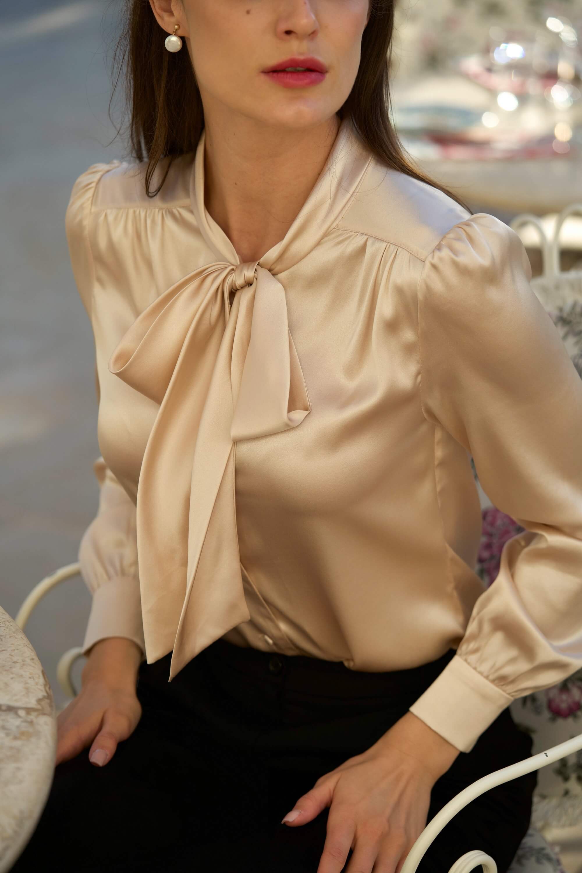 Lena Silk Blouse