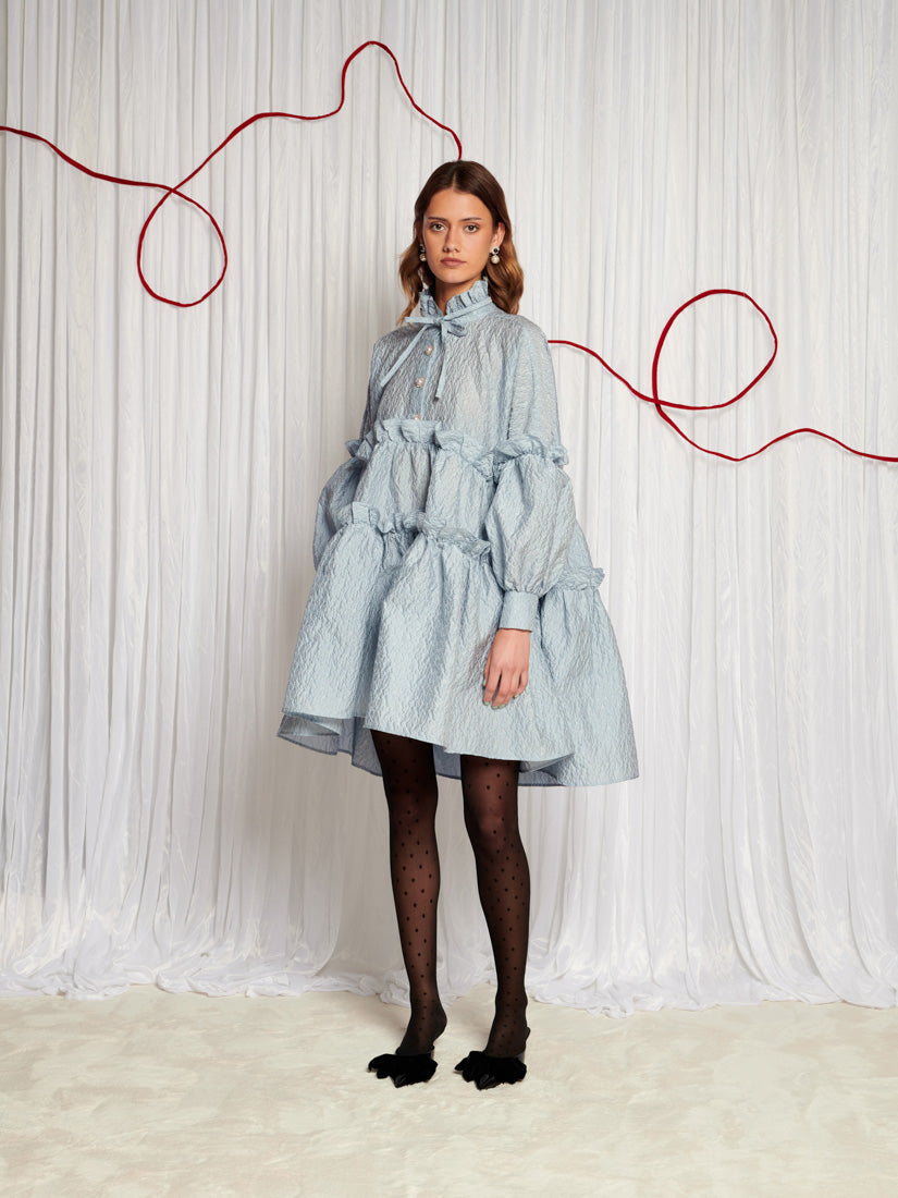 Starling Jacquard Midi Dress