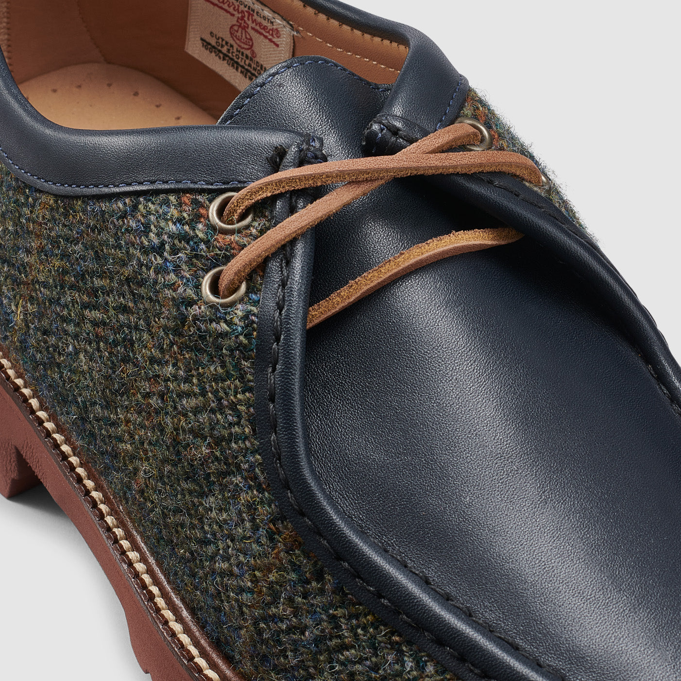 MENS WALLACE HARRIS TWEED MOC