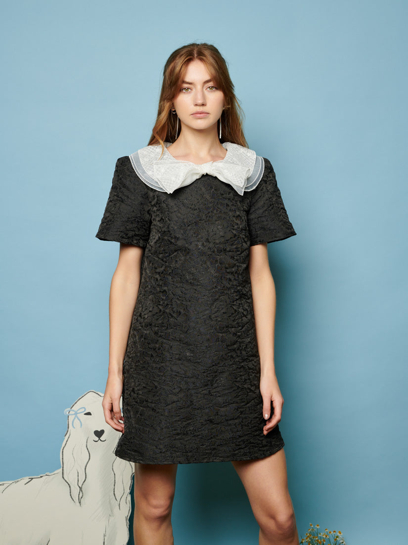 Georgie Jacquard Mini Dress
