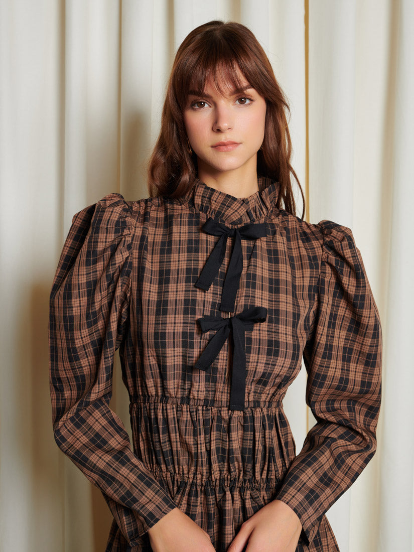 Kyla Check Mini Dress