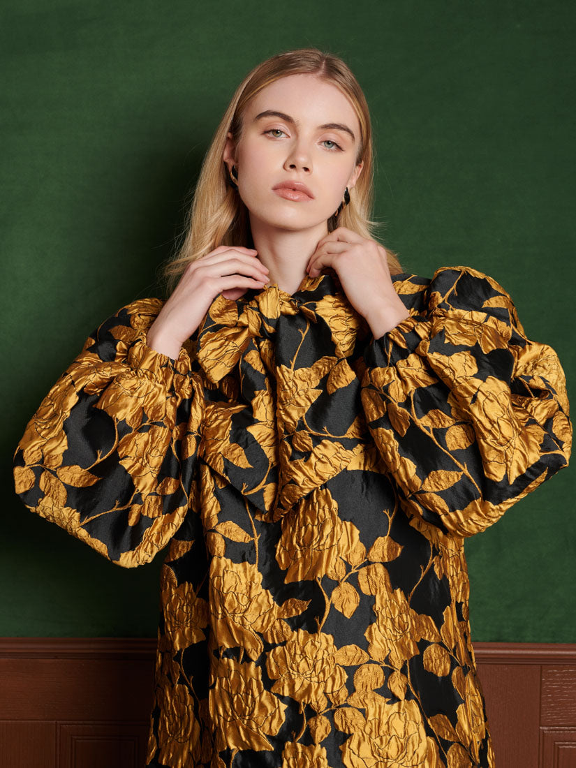 Bellecour Jacquard Mini Dress