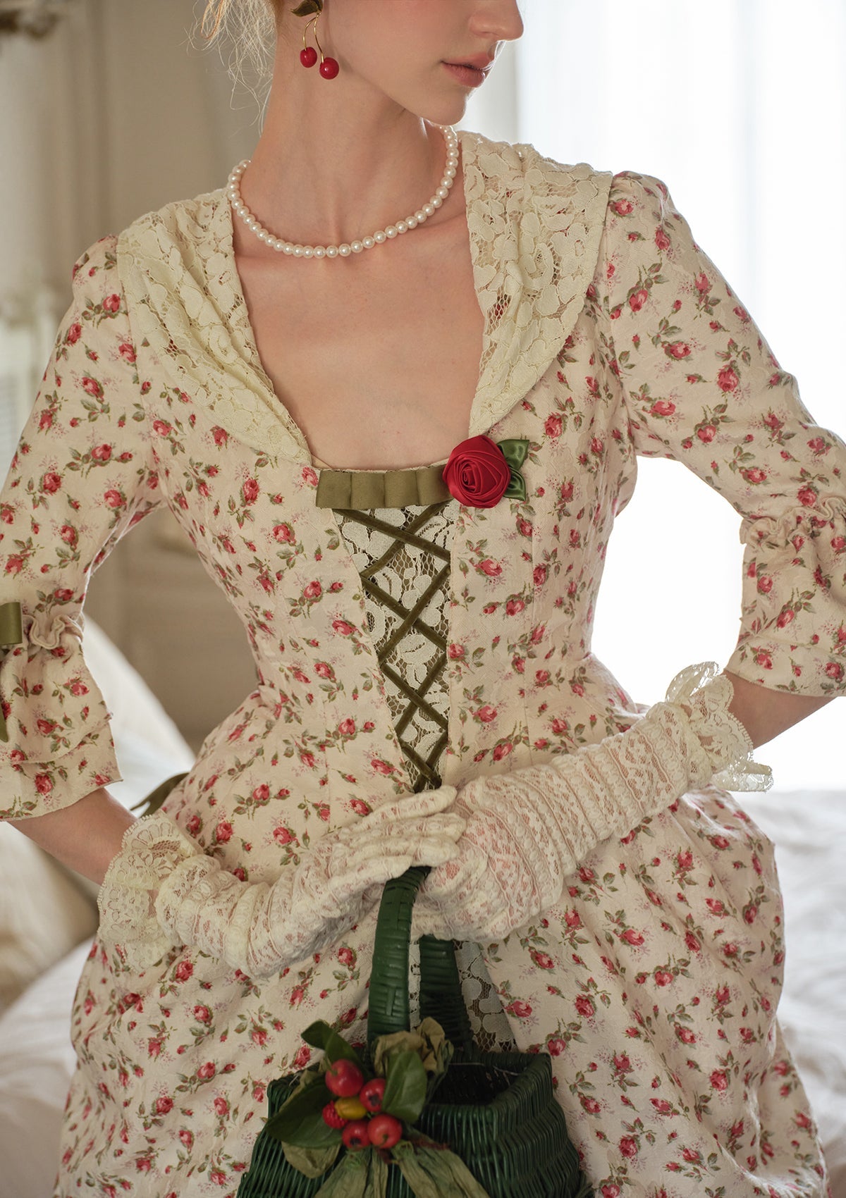 The Feast of Strawberry Bustle Dress