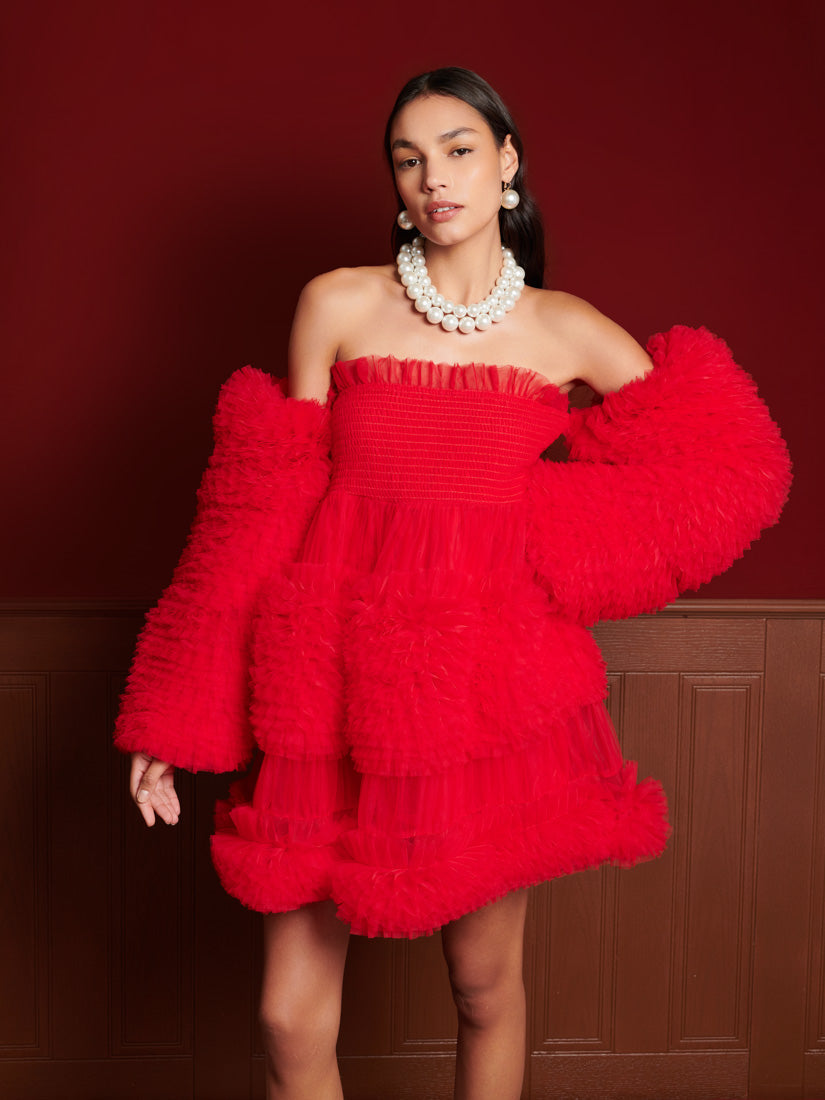 Venice Tulle Mini Dress