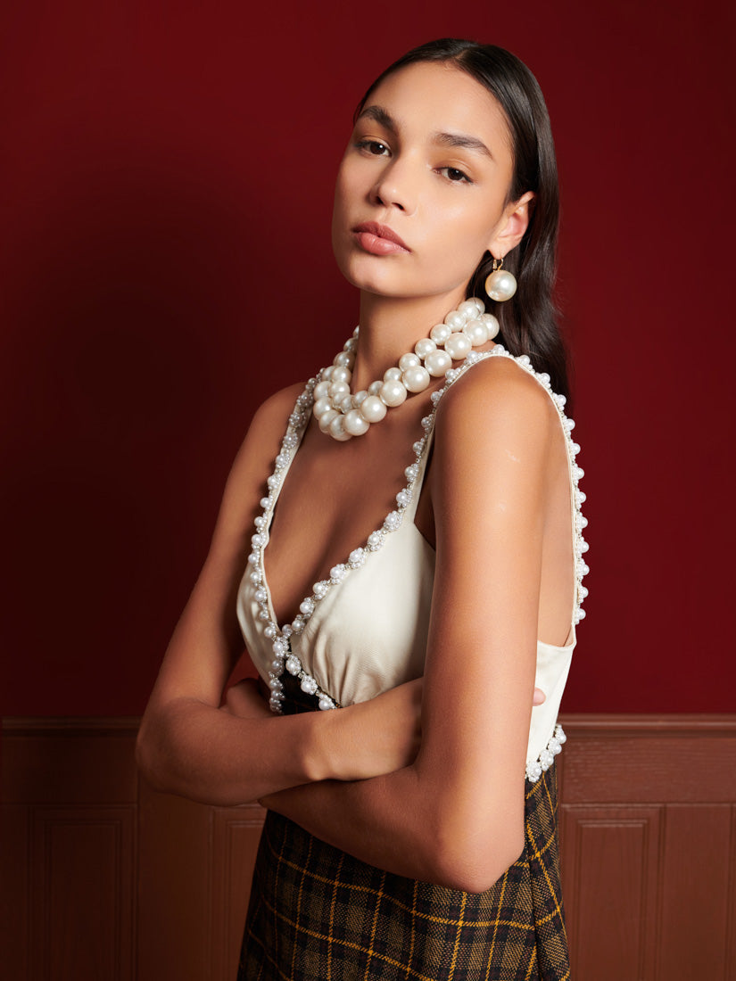 Vienna Check Mini Dress