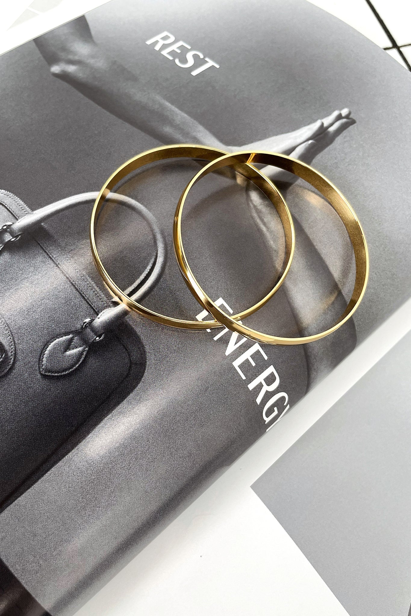 Zamaya 2 Piece Bracelet Set - 18k Gold