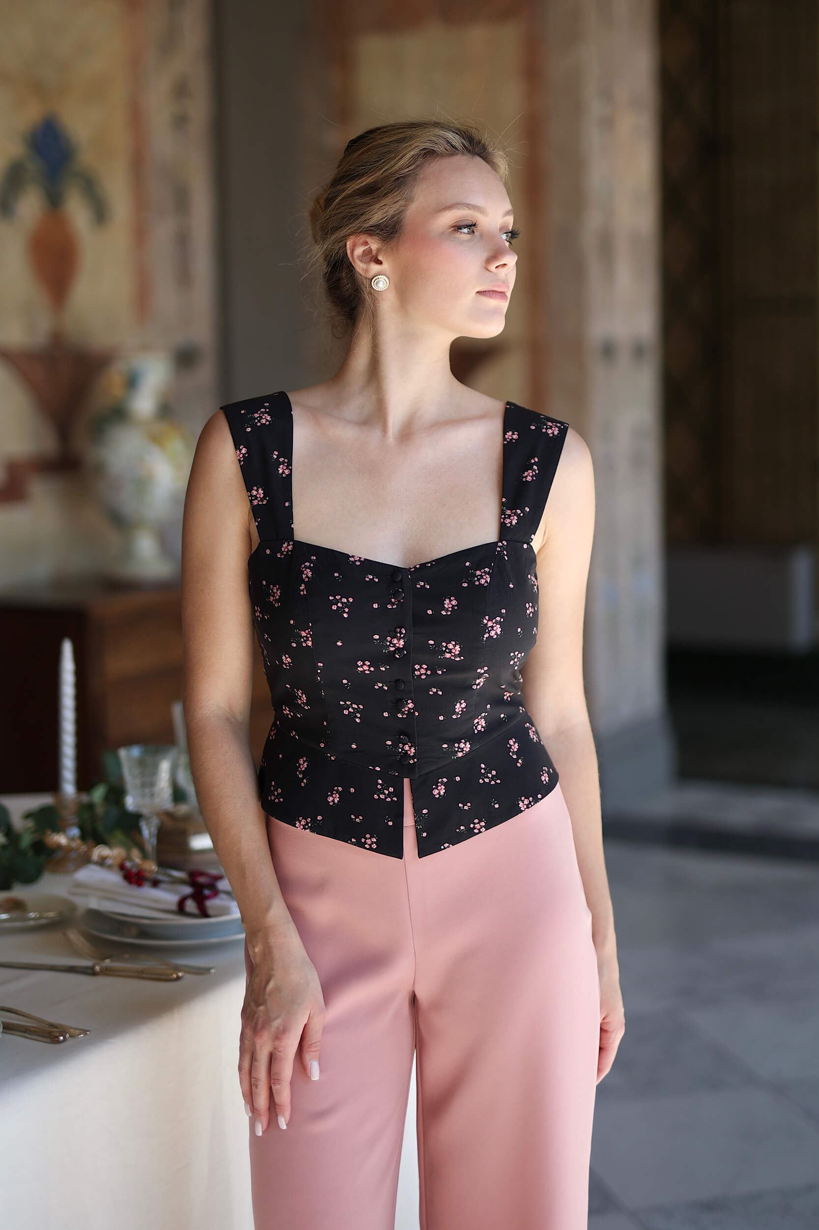 Nayla Rose Cellulose Top