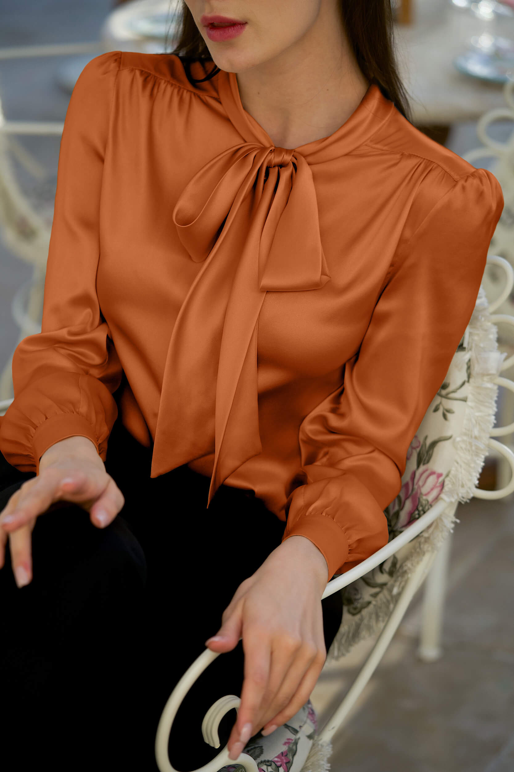Lena Silk Blouse