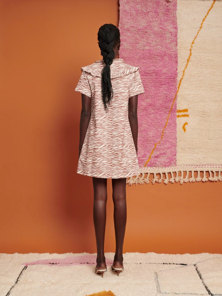 Zoya Zebra Mini Dress