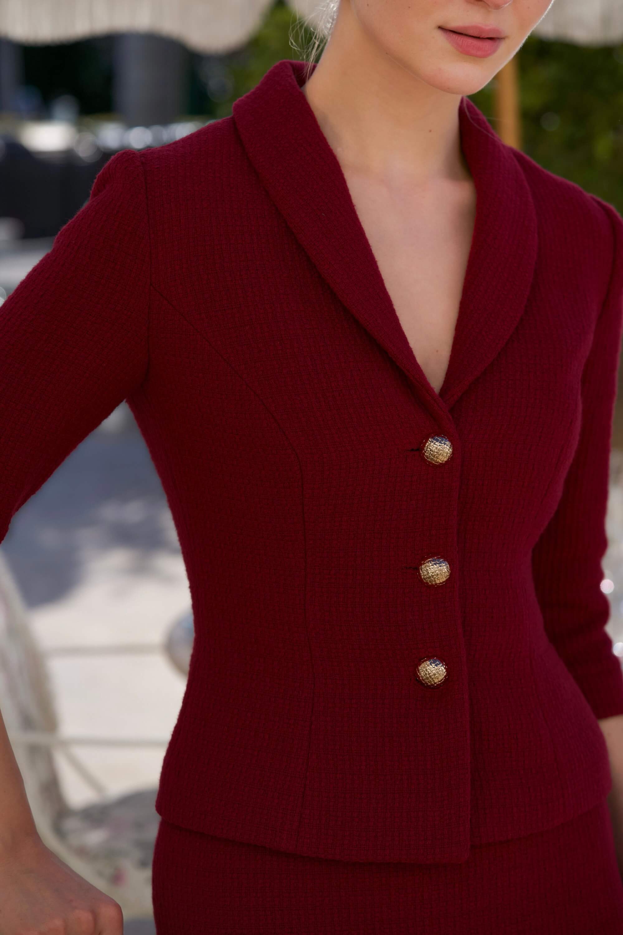 Margaux Cotton Tweed Two Piece