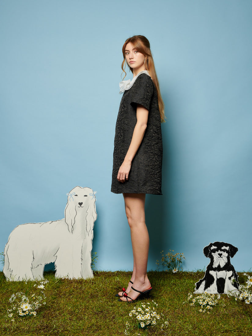 Georgie Jacquard Mini Dress