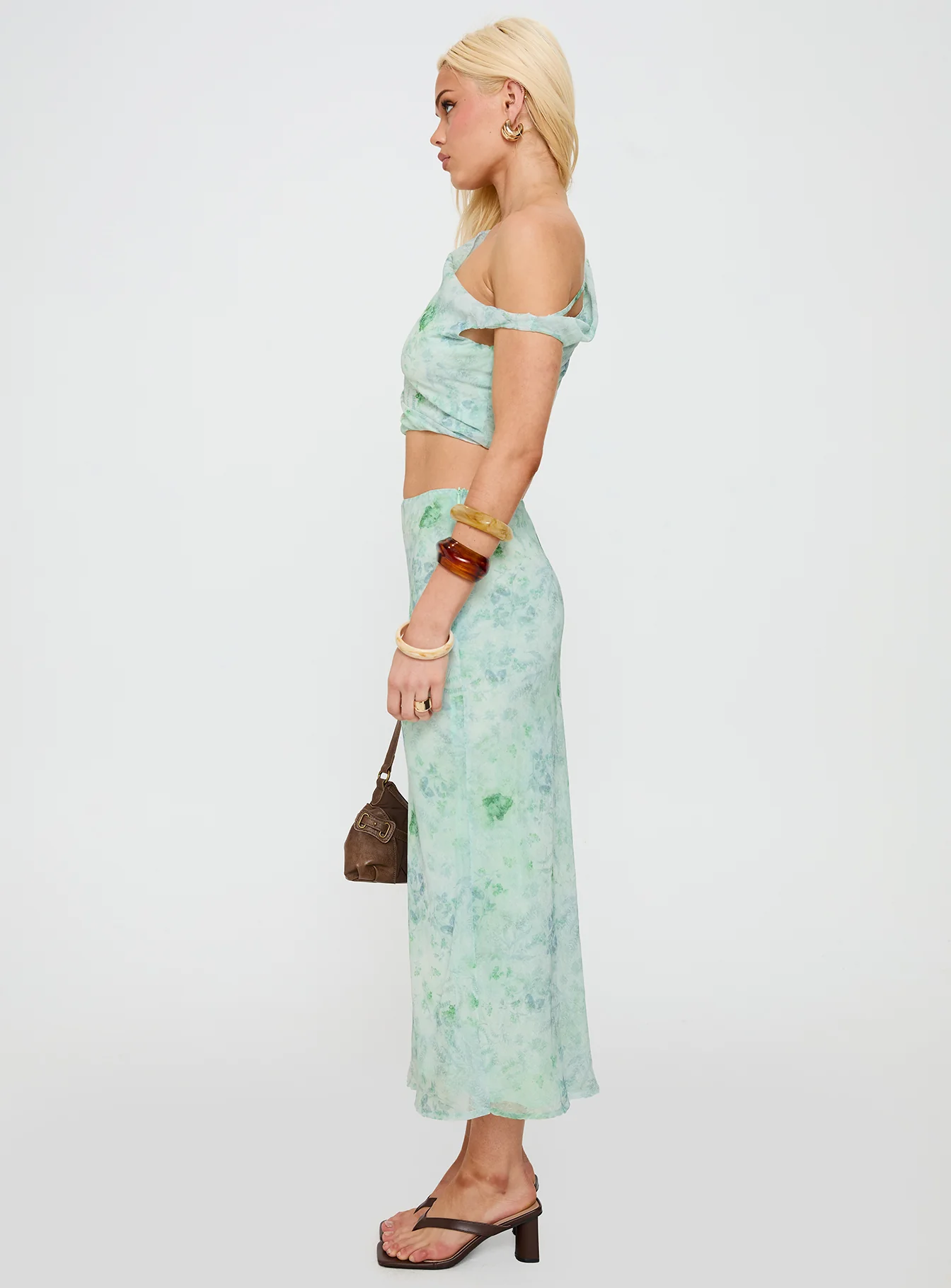 Devereaux One Shoulder Set Green