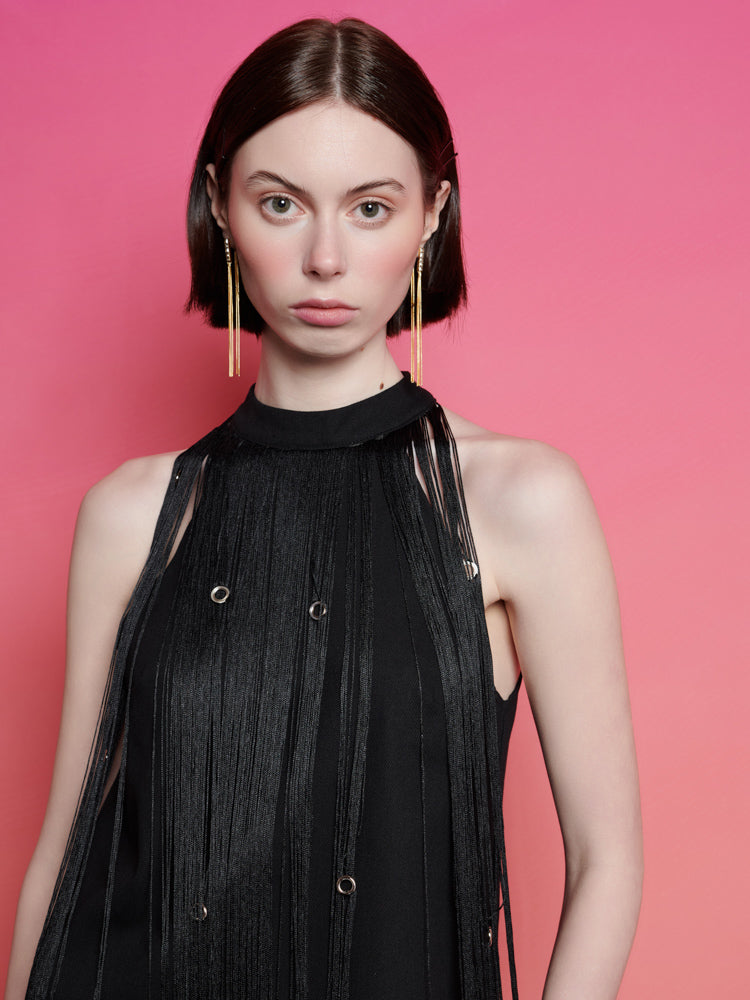 Frida Fringe Mini Dress