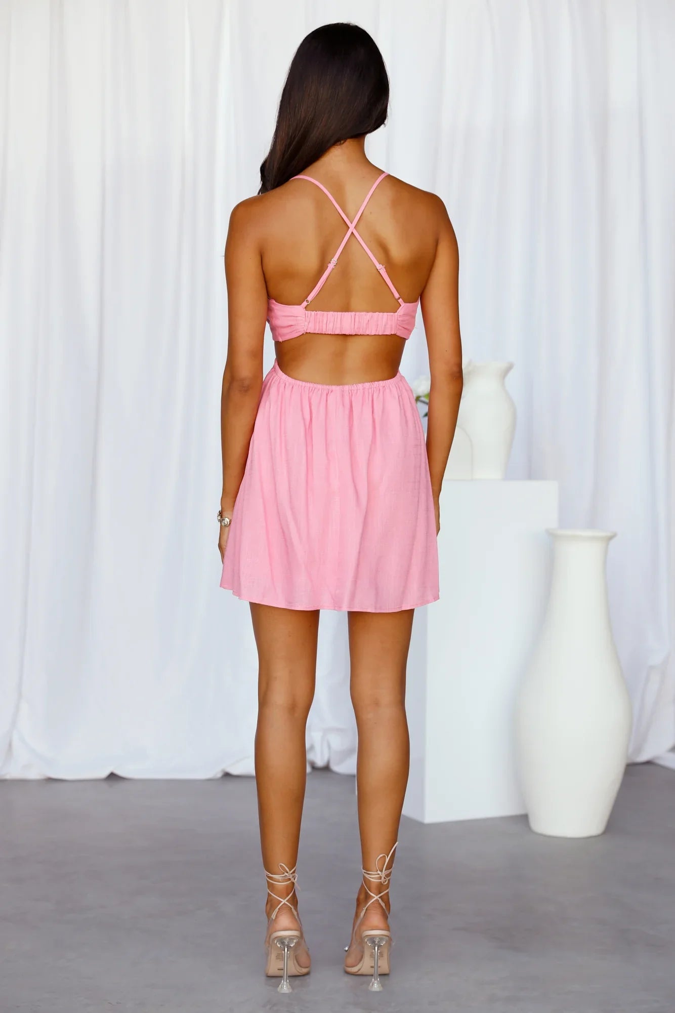 Posing Time Dress Pink