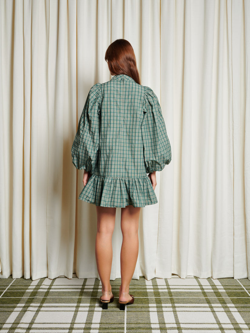 Adaira Check Mini Dress