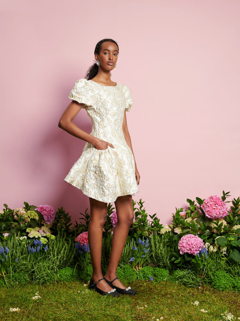 Dane Jacquard Mini Dress