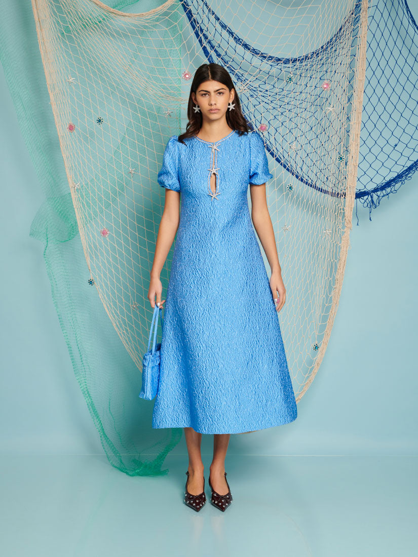 Reef Jacquard Midi Dress