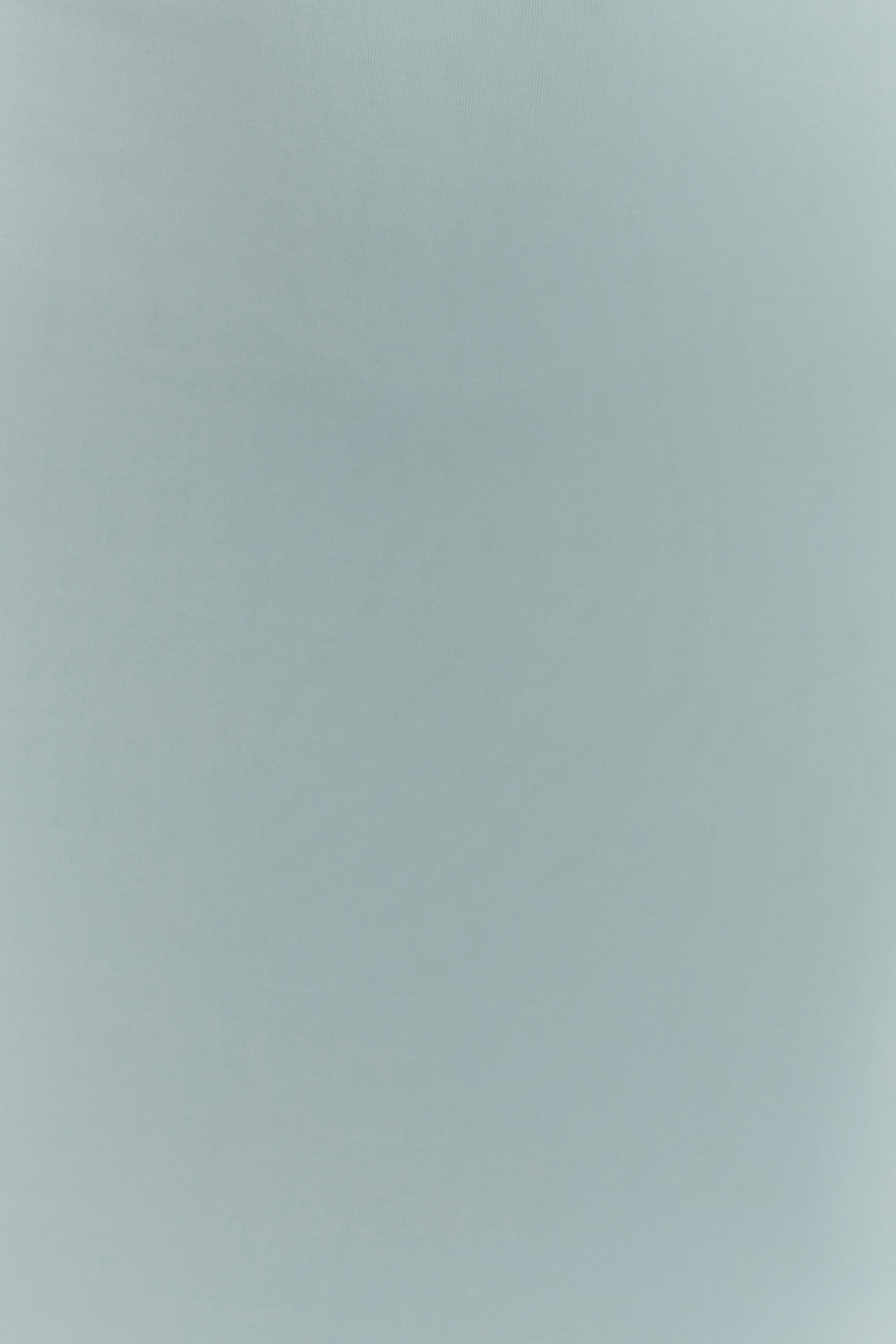 Aurora Slinky And Mesh Split Maxi Dress - Lagoon