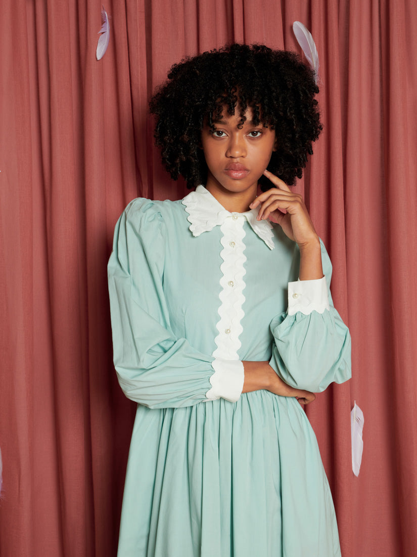 Passerine Ric Rac Midi Dress