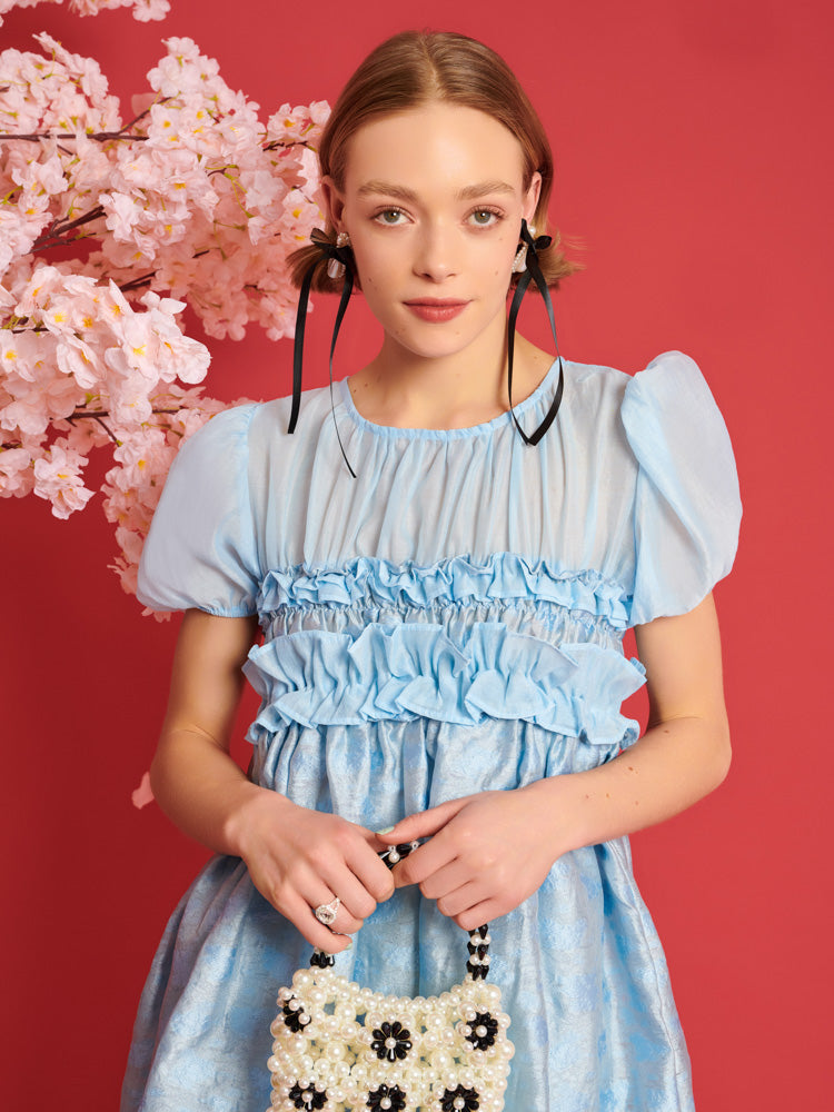 Brooke Organza Mini Dress