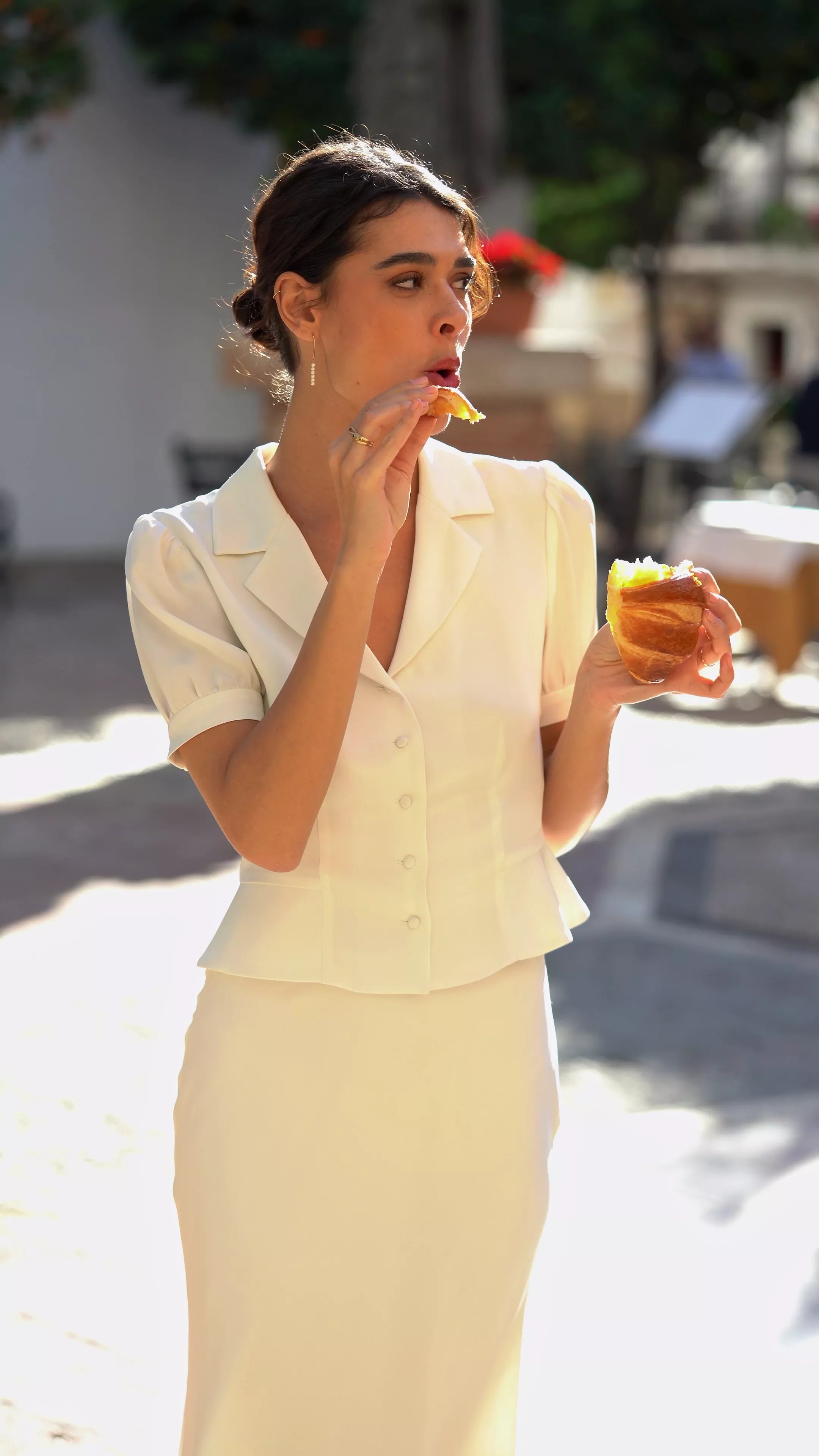 Talia Silk Two-Piece