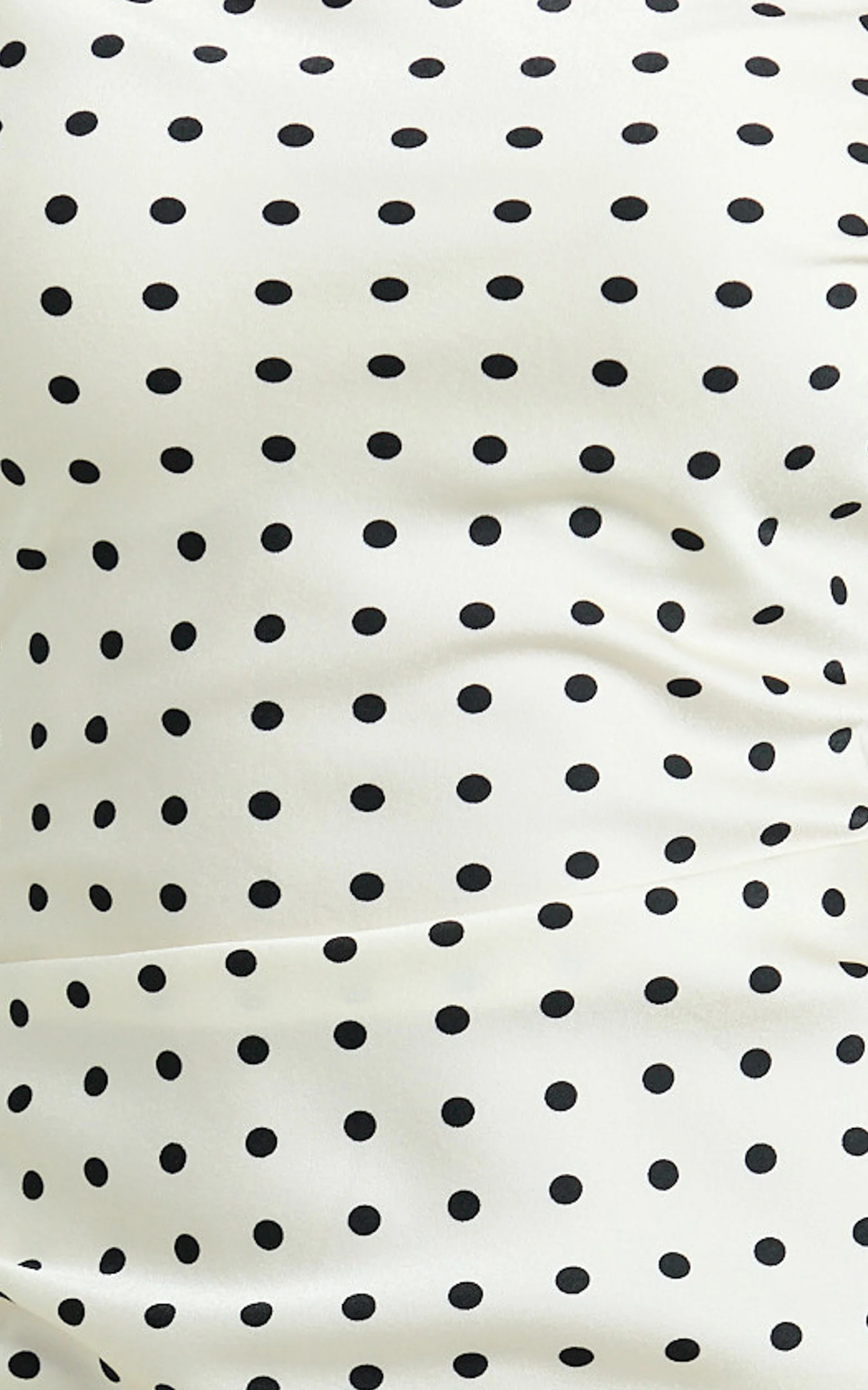 Lioness - Sweetheart Mini Dress - In Cream Polka