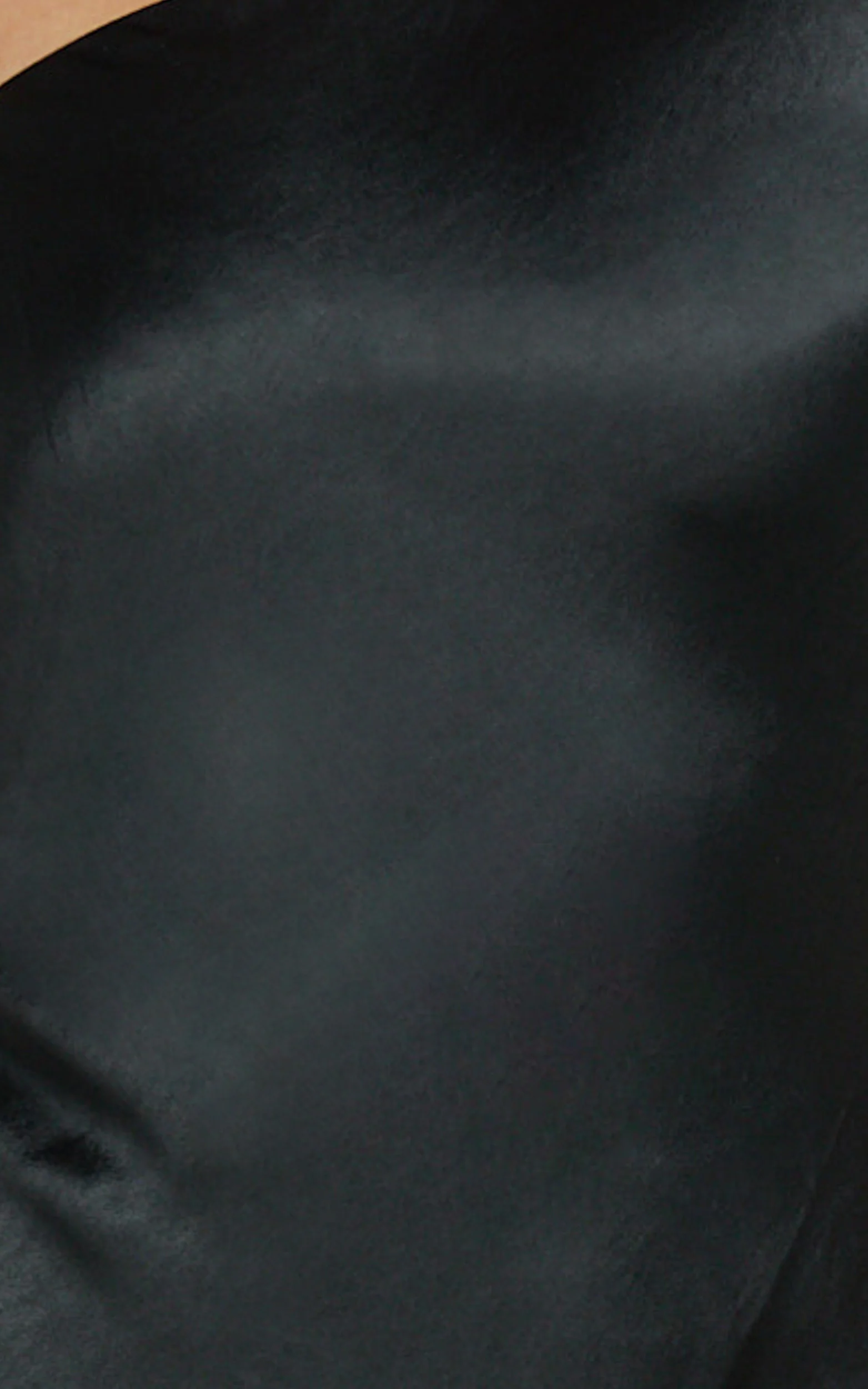 Zahra Maxi Dress - One Shoulder Tie Back Dress in Black