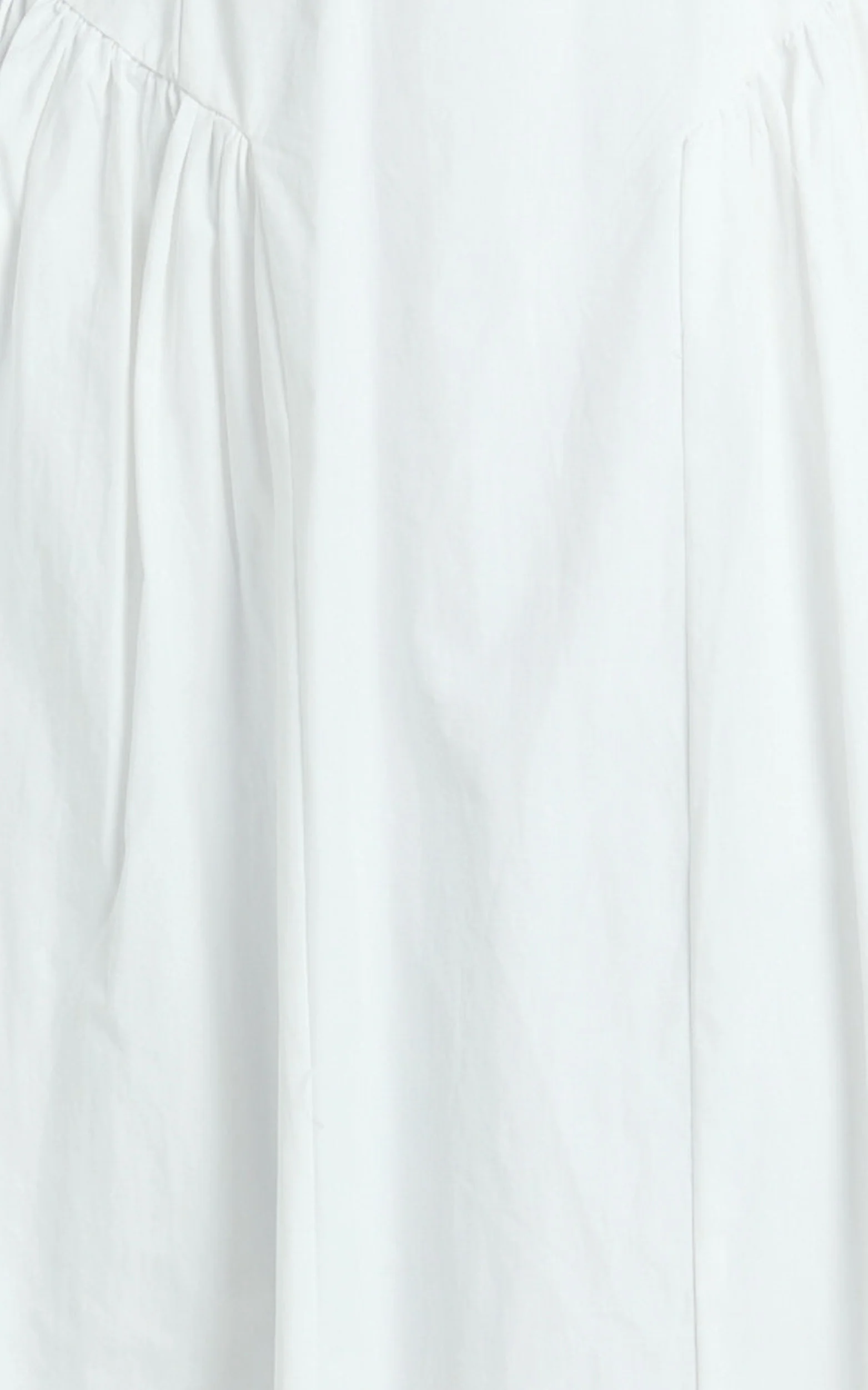 Danielle Midi Dress - Halter Neck Fit And Flare Dress in Off White