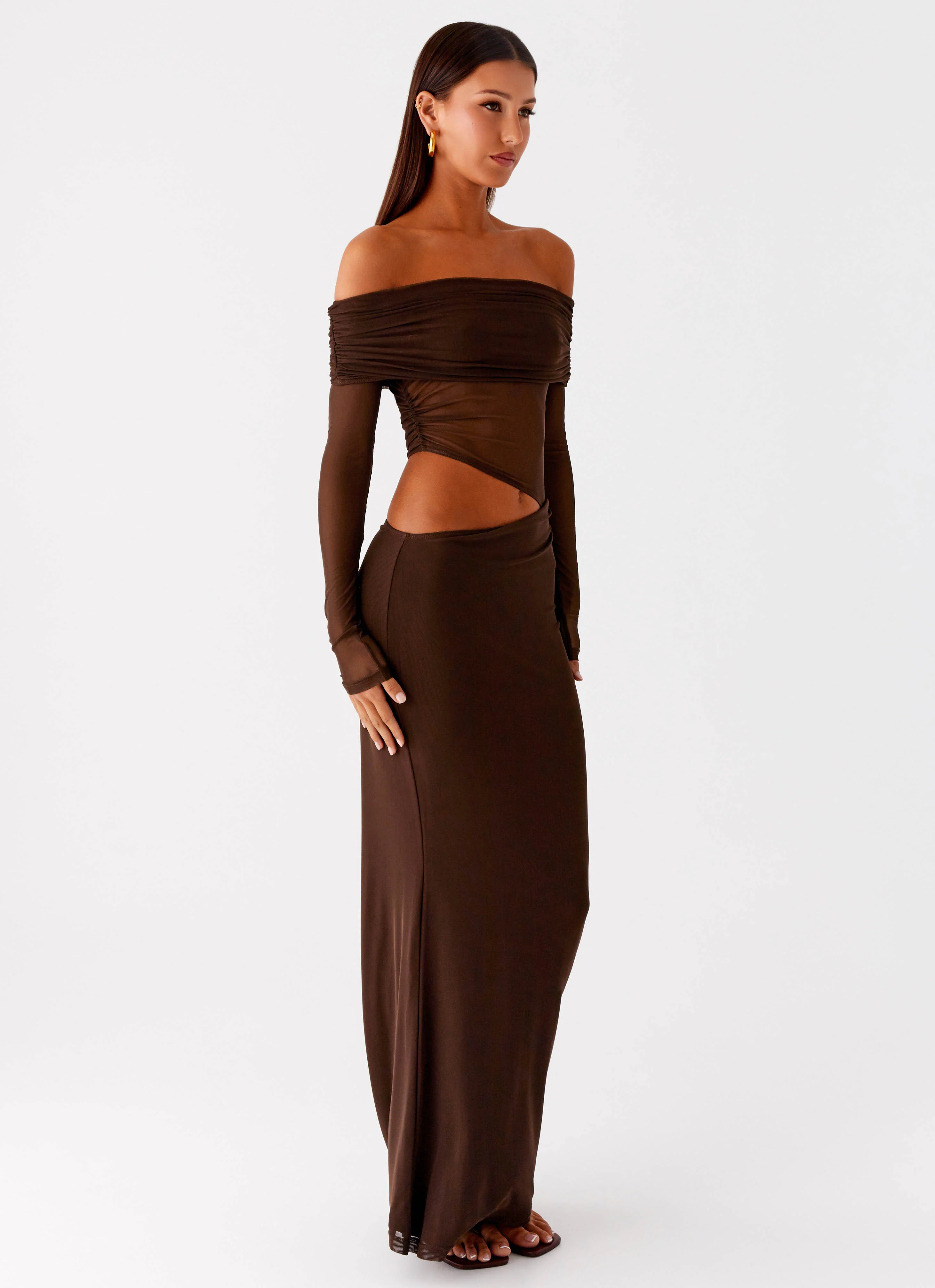 Emery Maxi Dress - Chocolate