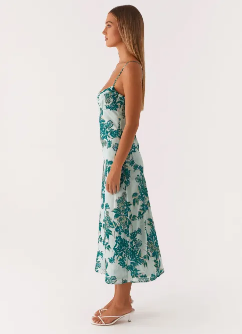 on cloud nine midi dress green Colour:Green gatsby dress