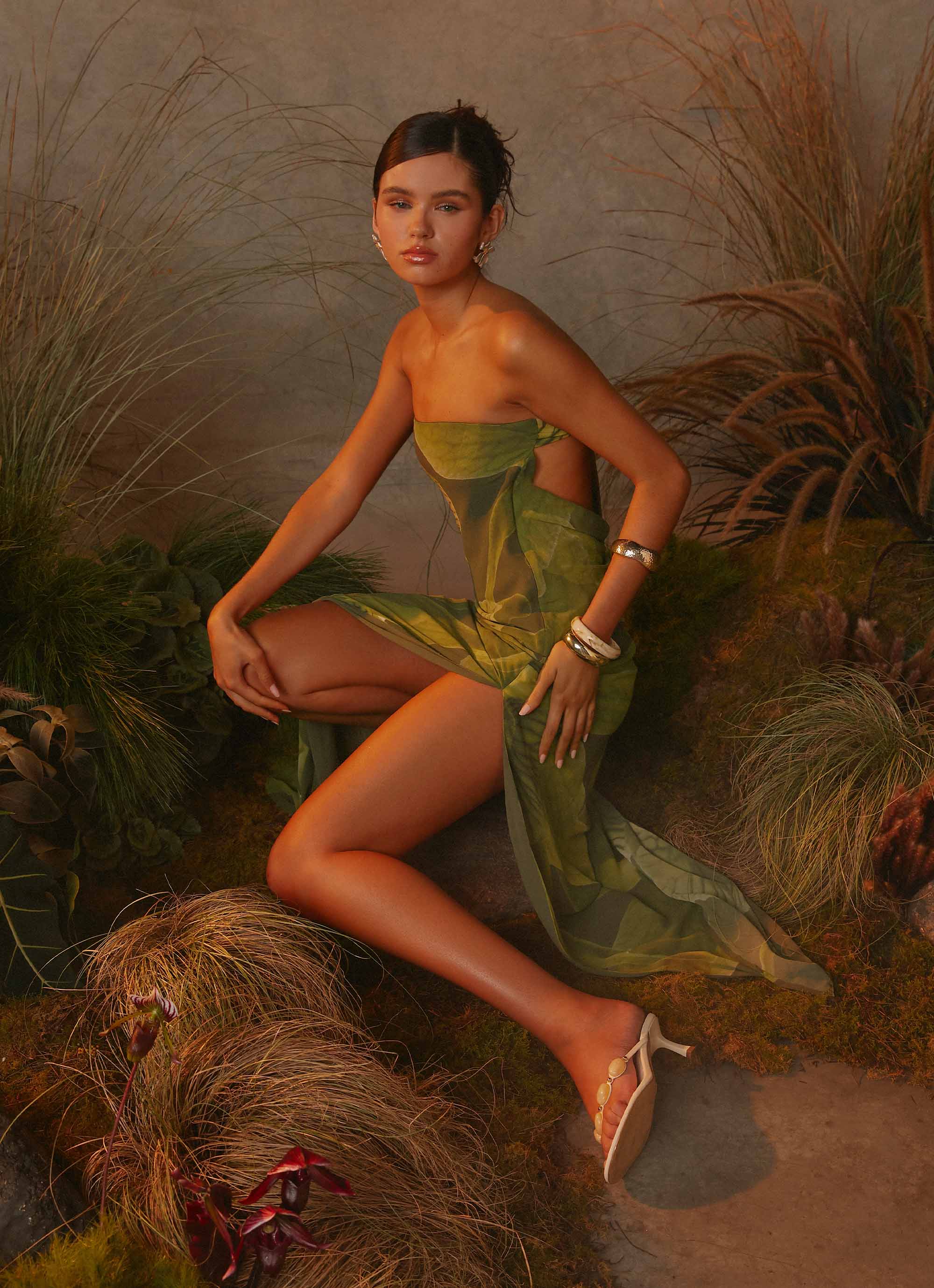 Nettle Maxi Dress - Tropic Floral