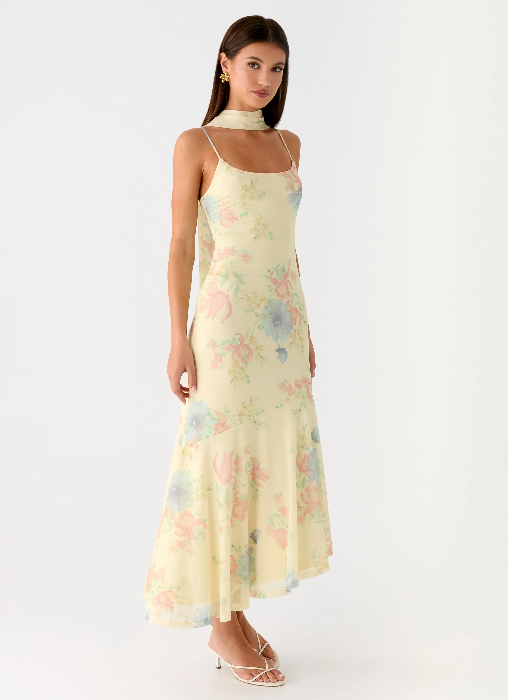 Sole Mio Midi Dress - Spring Meadow