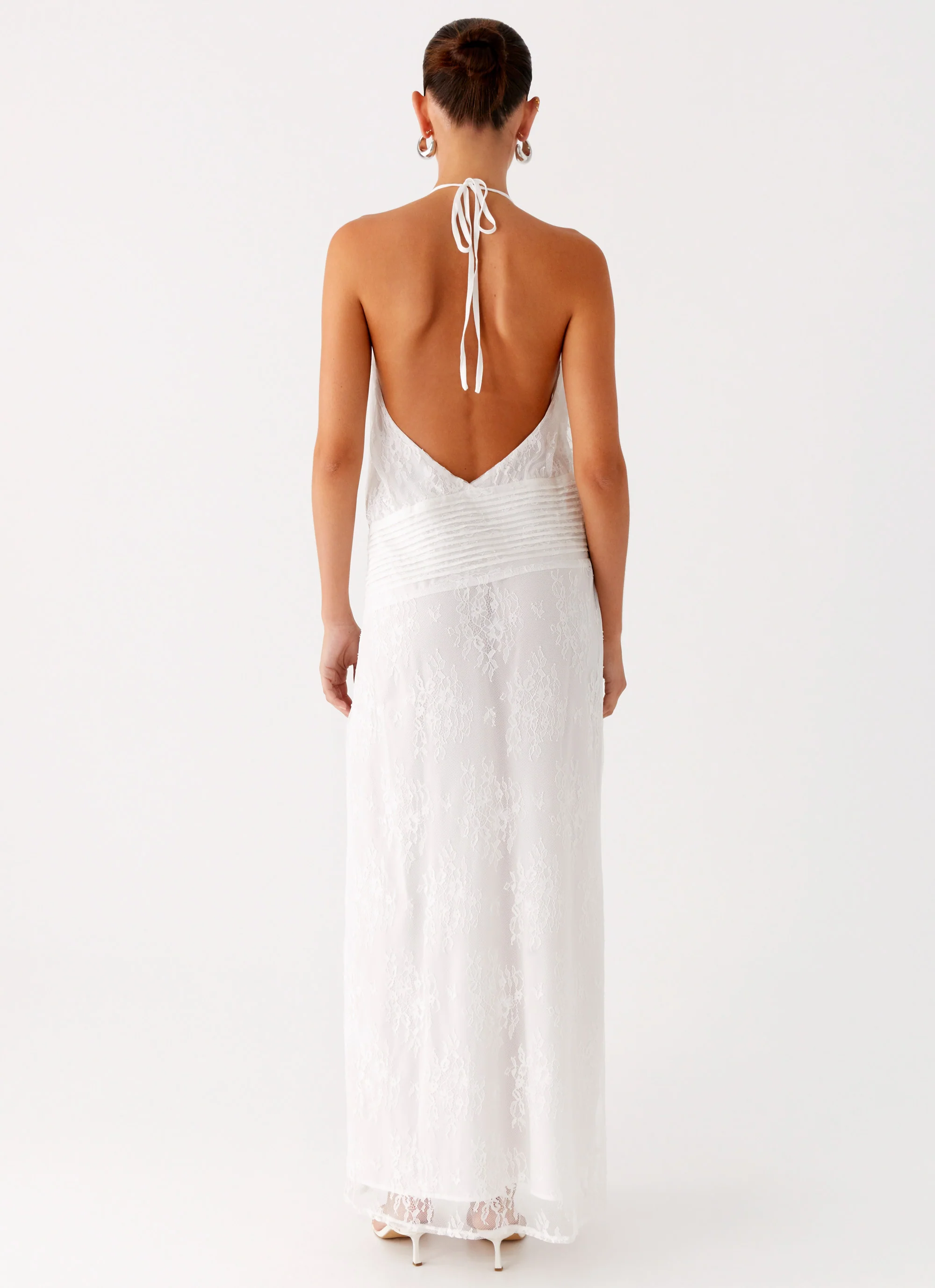 Reinhart Halter Maxi Dress - White