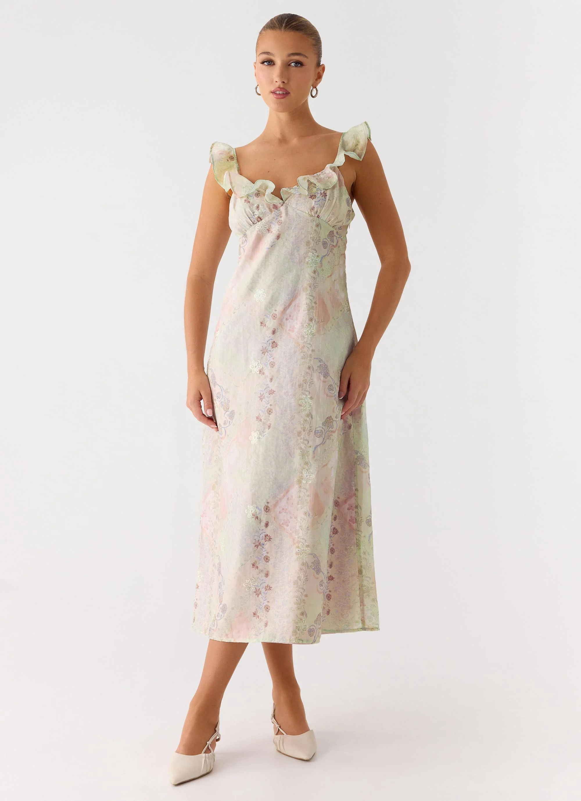 Europa Midi Dress - Mystic Paisley