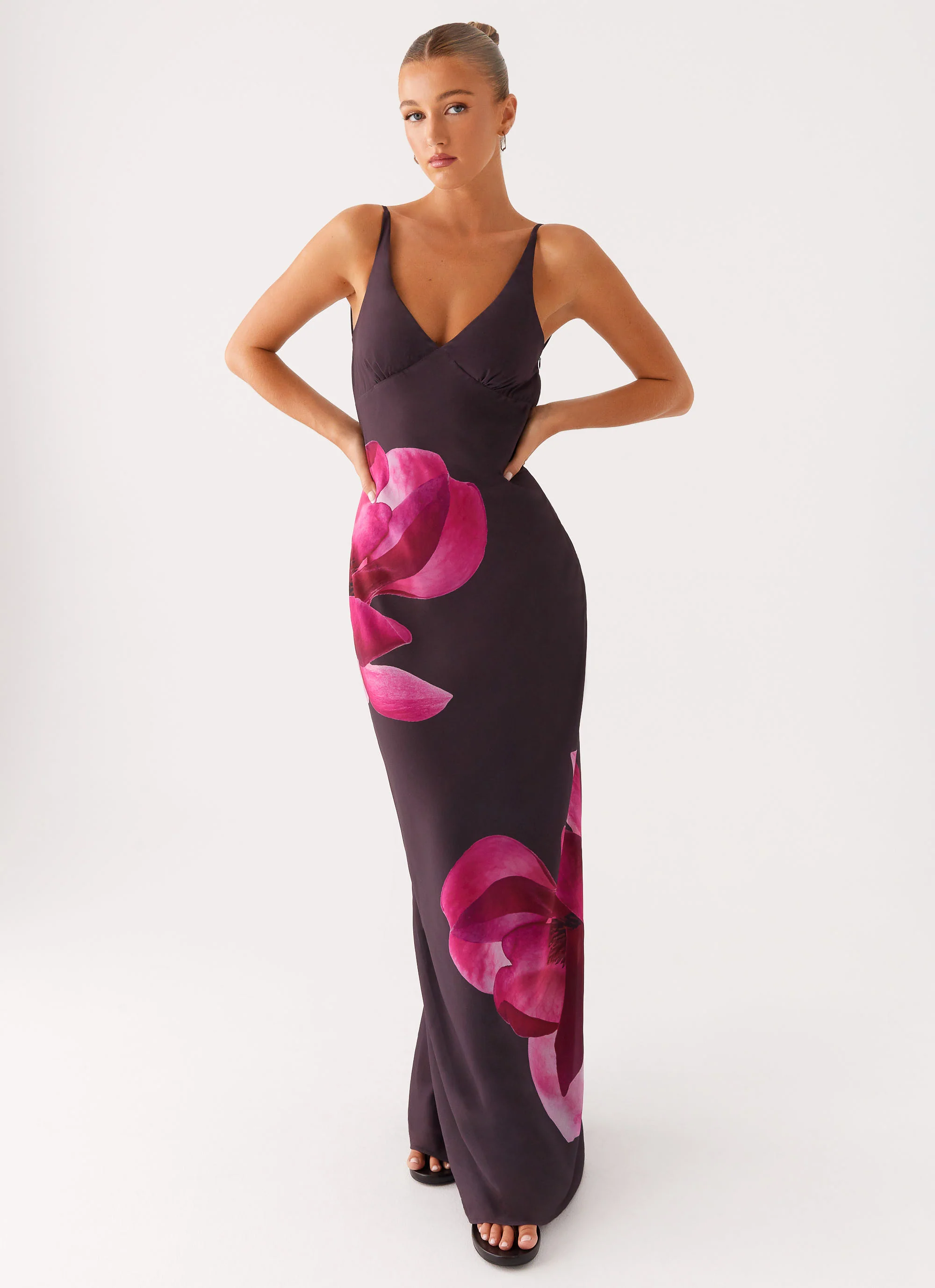 Griselda Maxi Dress - Dark Chocolate