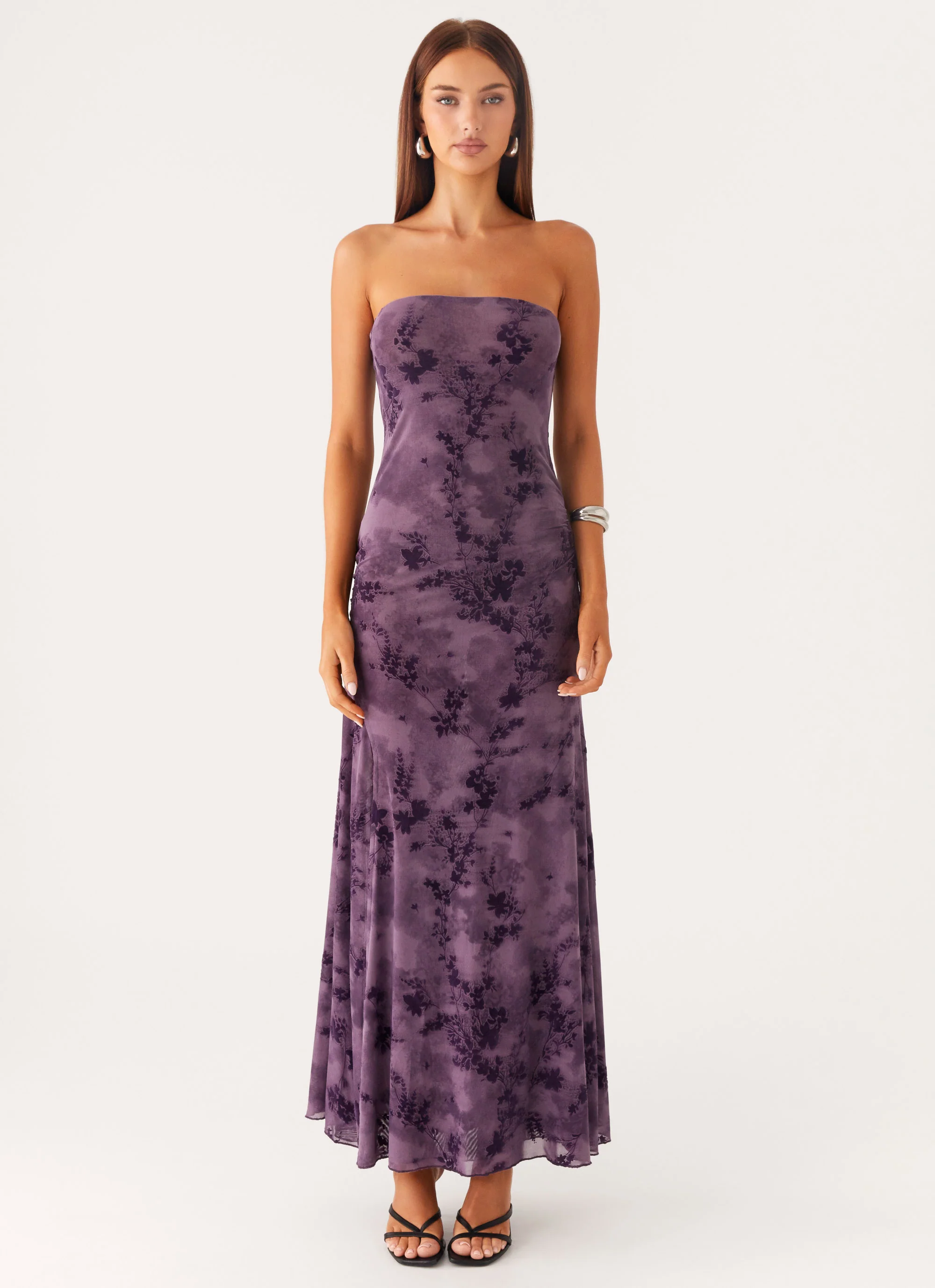 Alexandrite Midi Dress - Purple