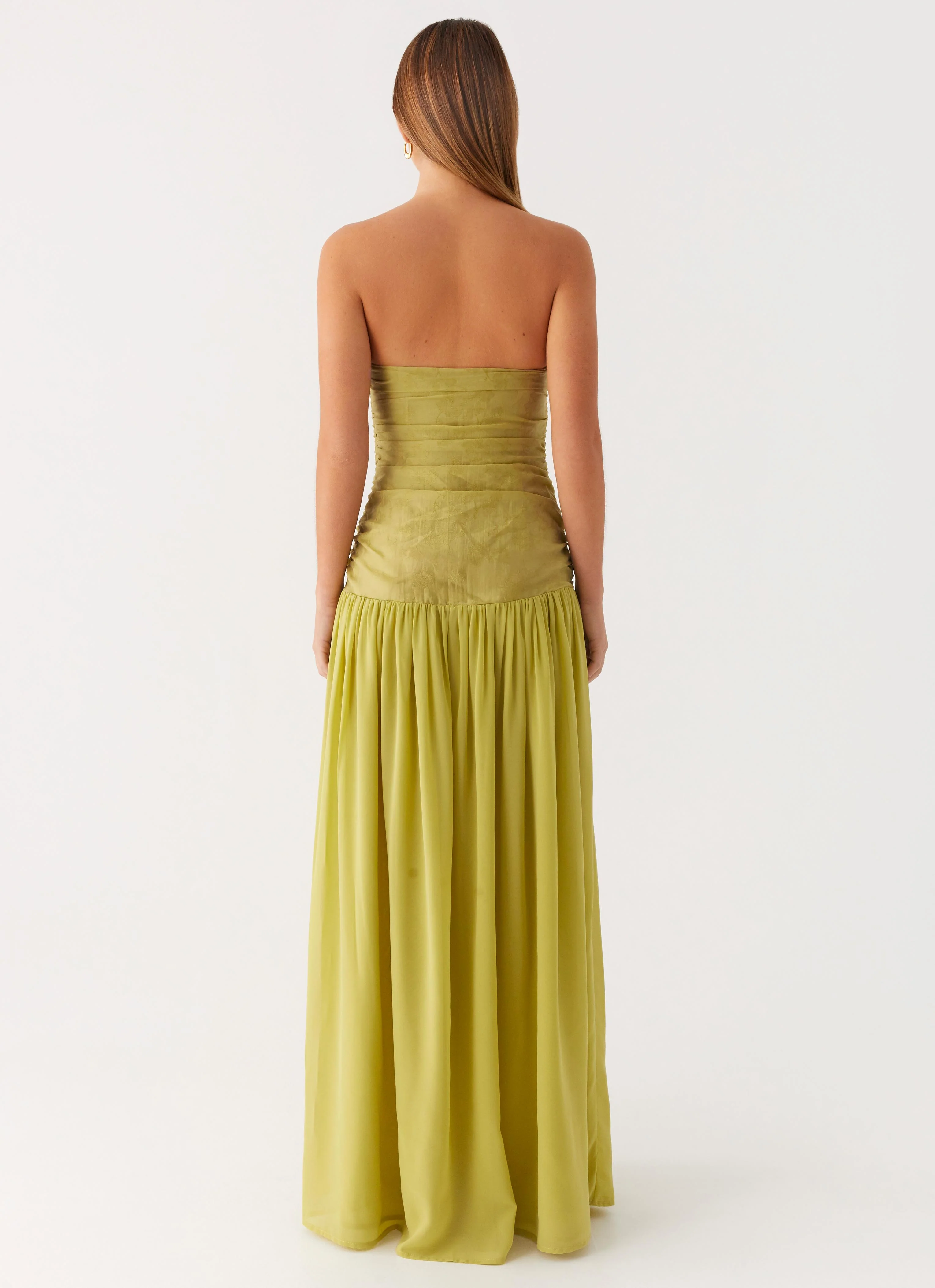 Dreamer Maxi Dress - Lime Zest
