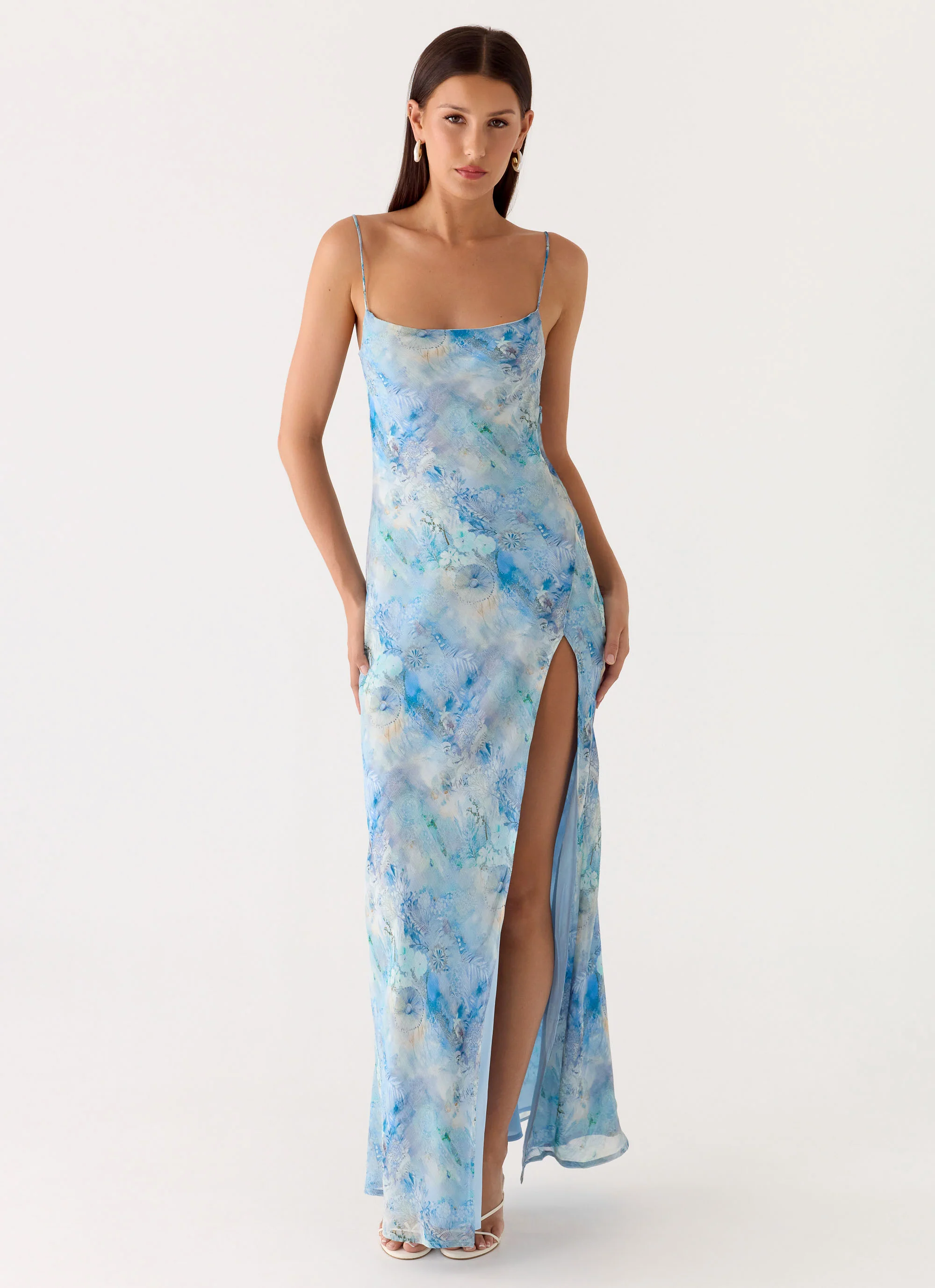 Alouette Maxi Dress - Aqua Paisley