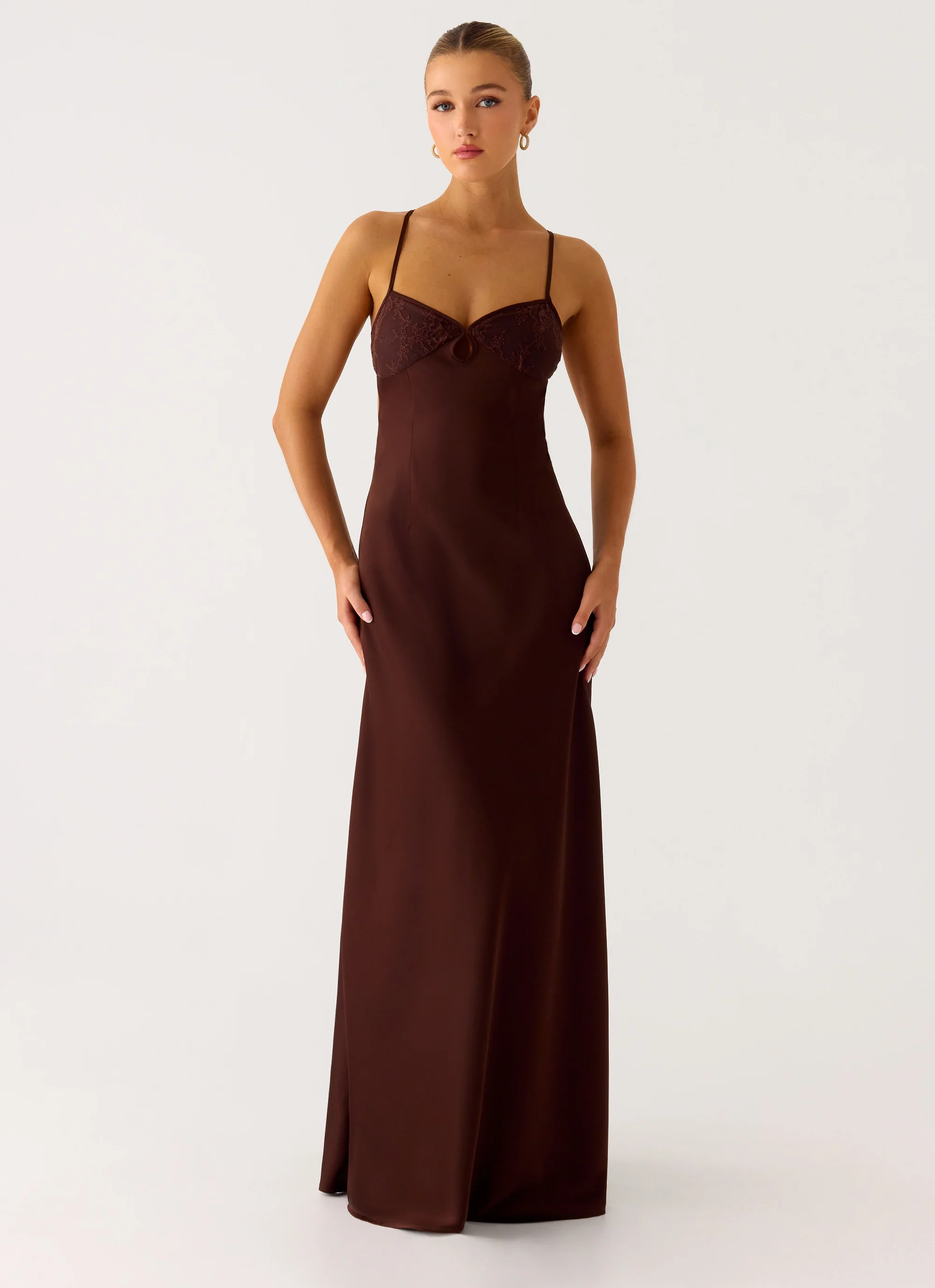 Joanie Maxi Dress - Chocolate