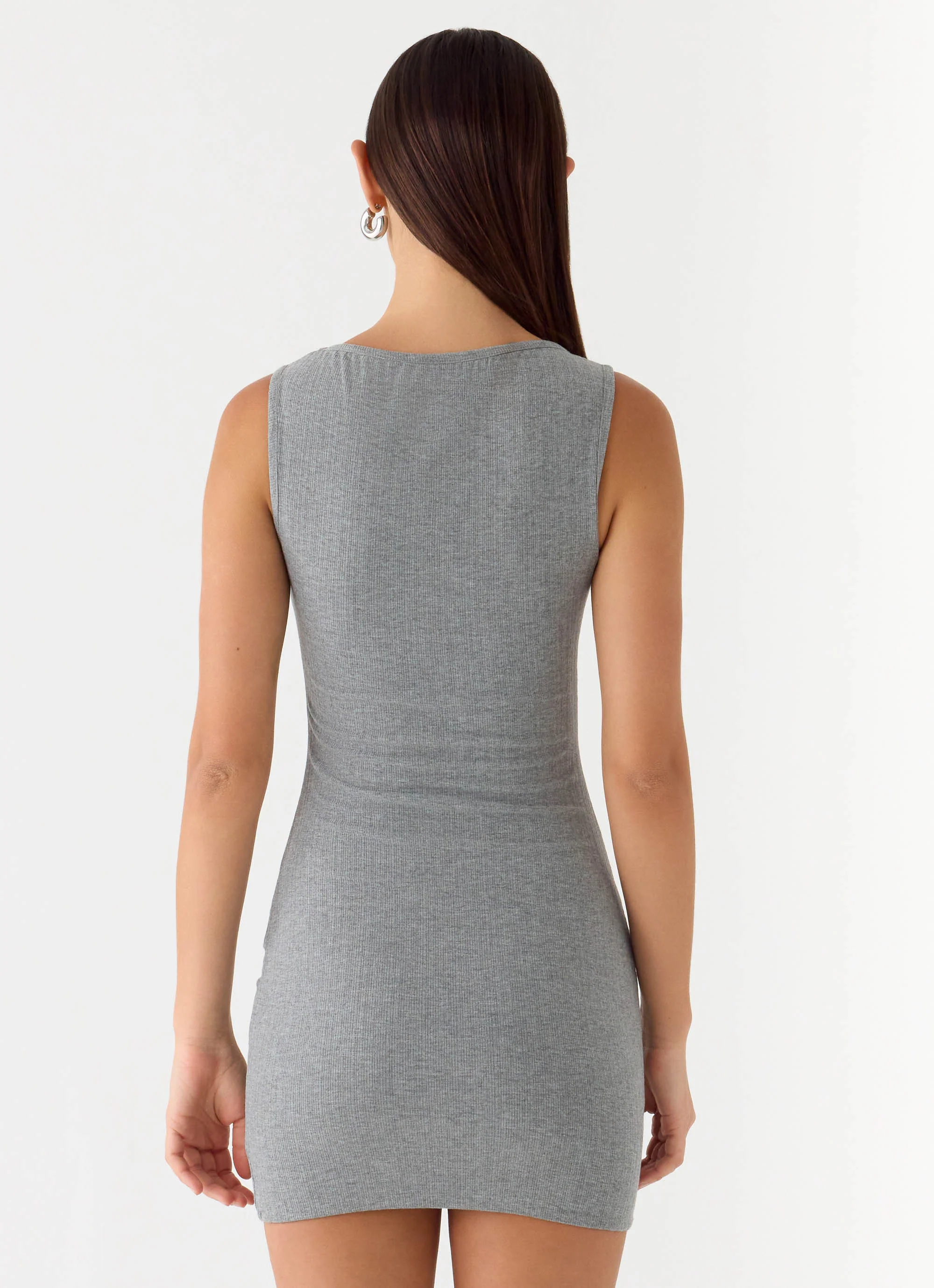 Everly Mini Dress - Grey