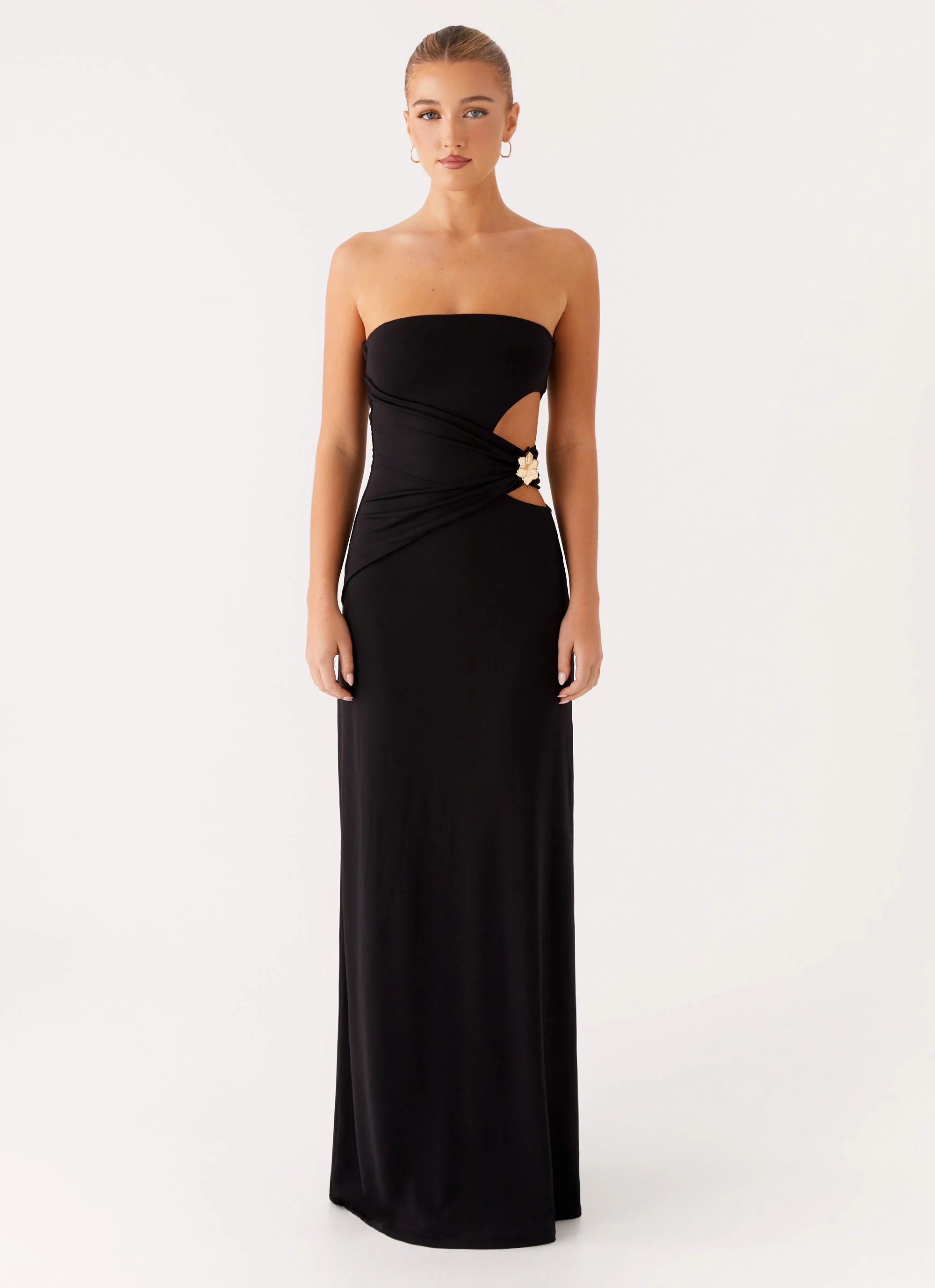 Anetta Maxi Dress - Black
