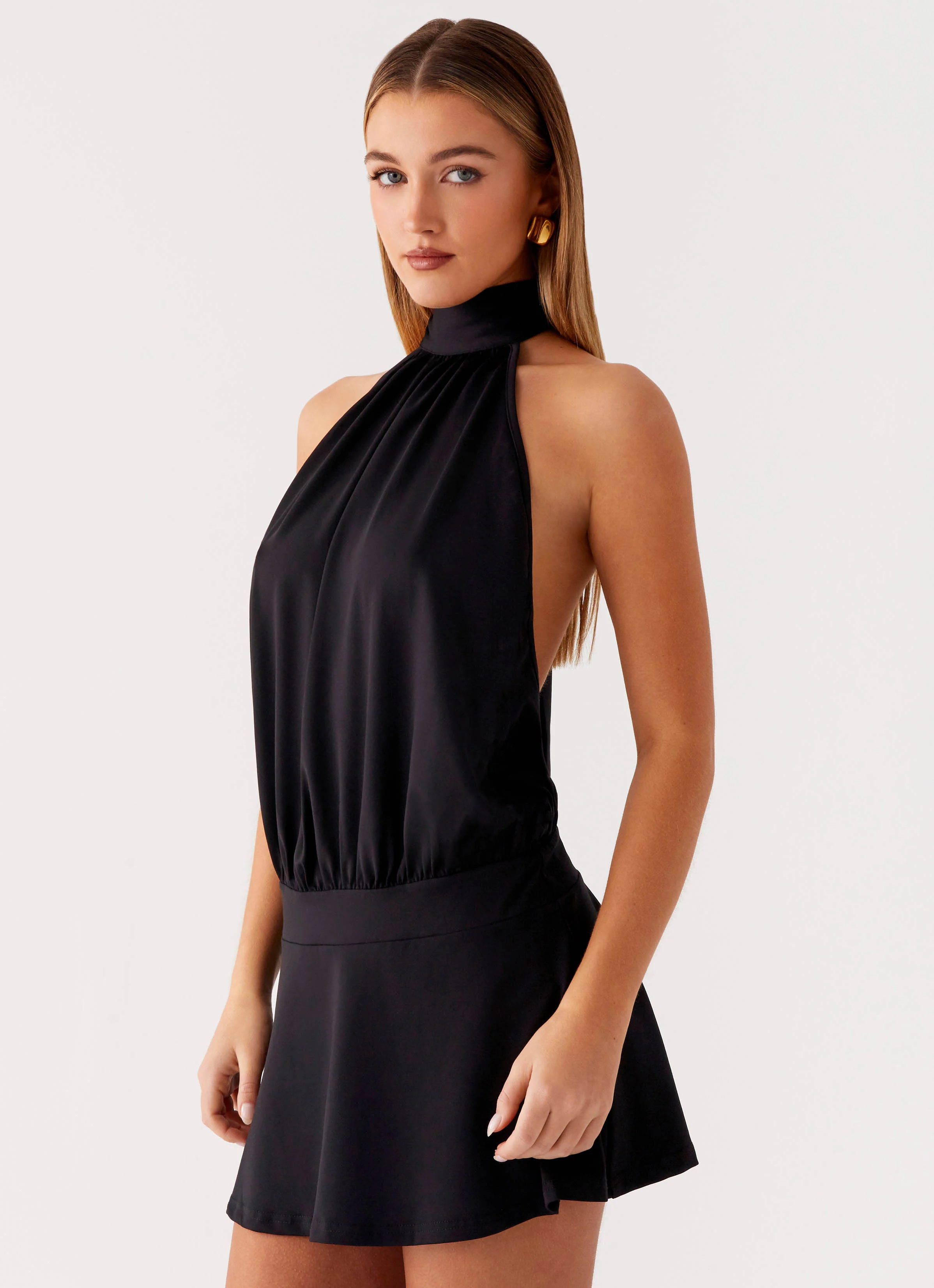 Valor Mini Dress - Black
