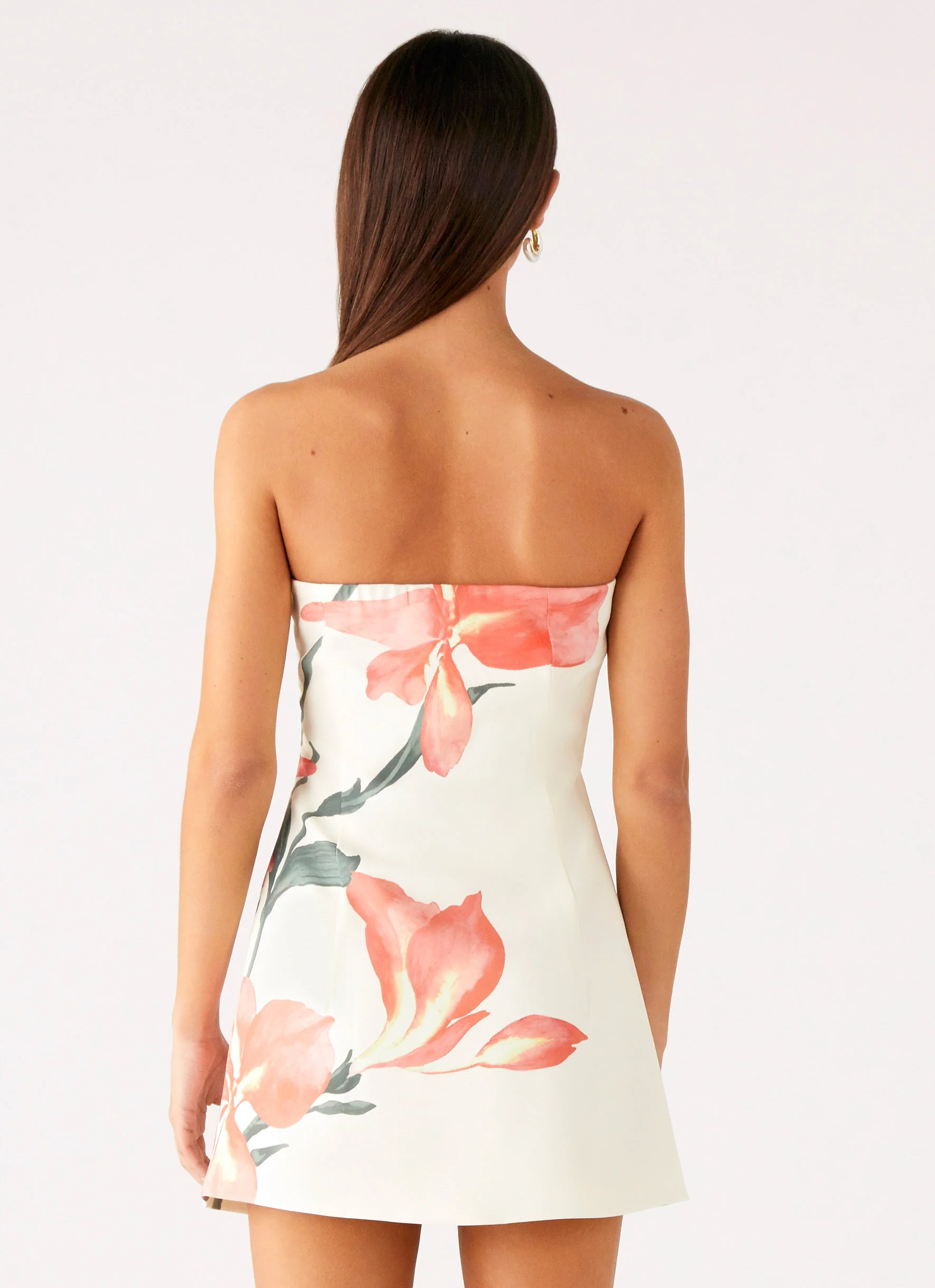 Denby Strapless Mini Dress - Siena Floral