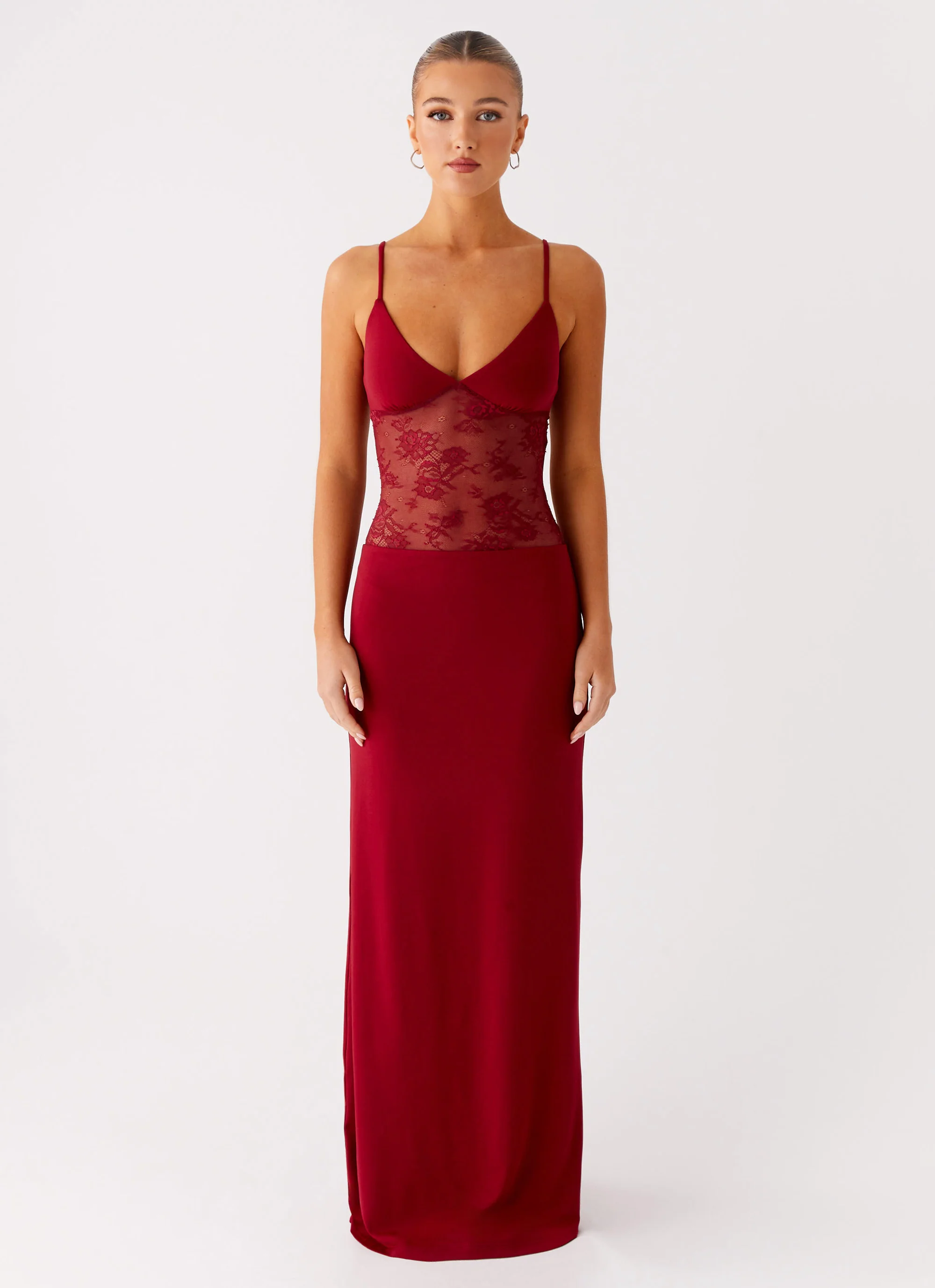 Envy Maxi Dress - Maroon