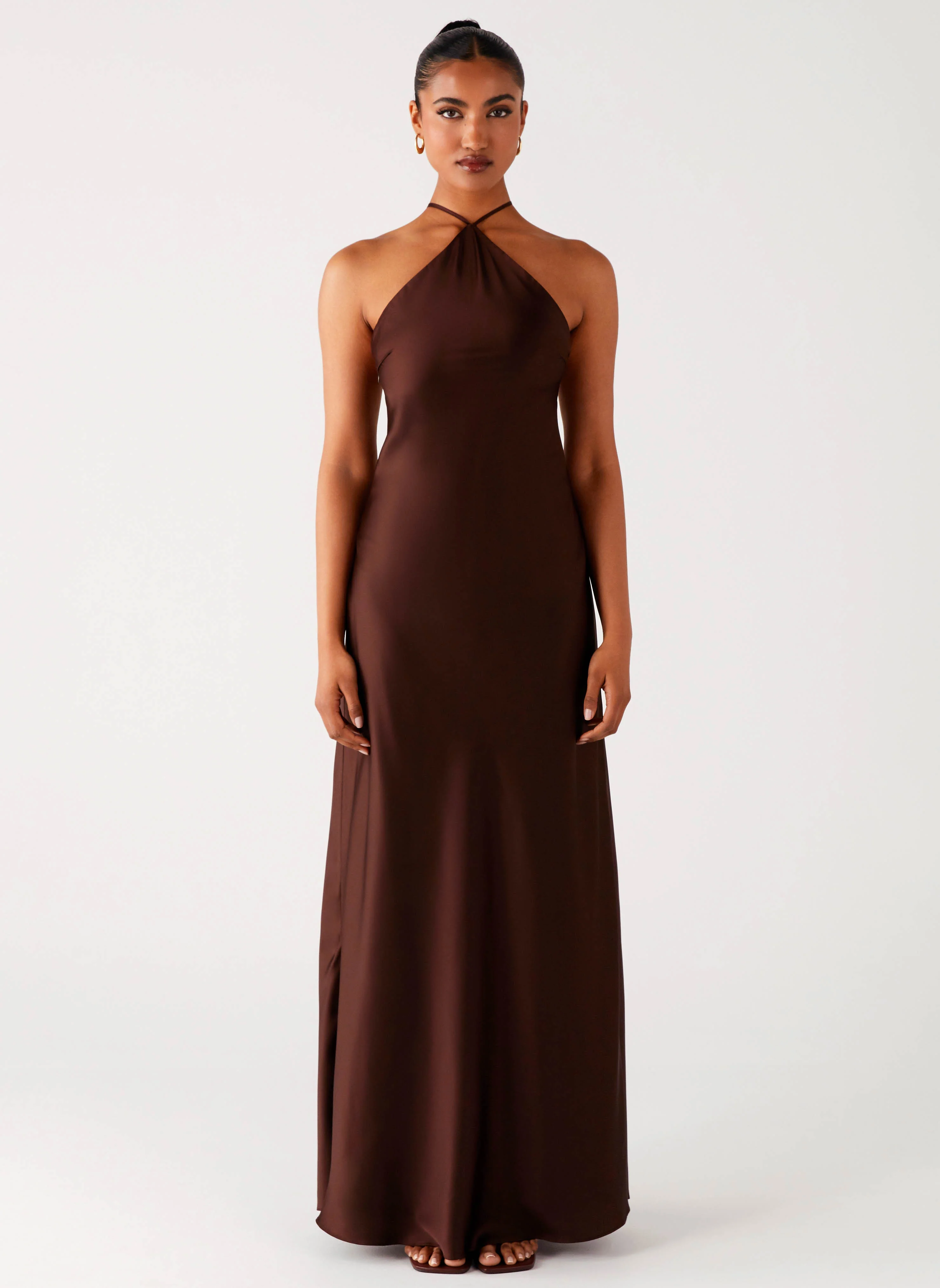 Tulama Maxi Dress - Chocolate