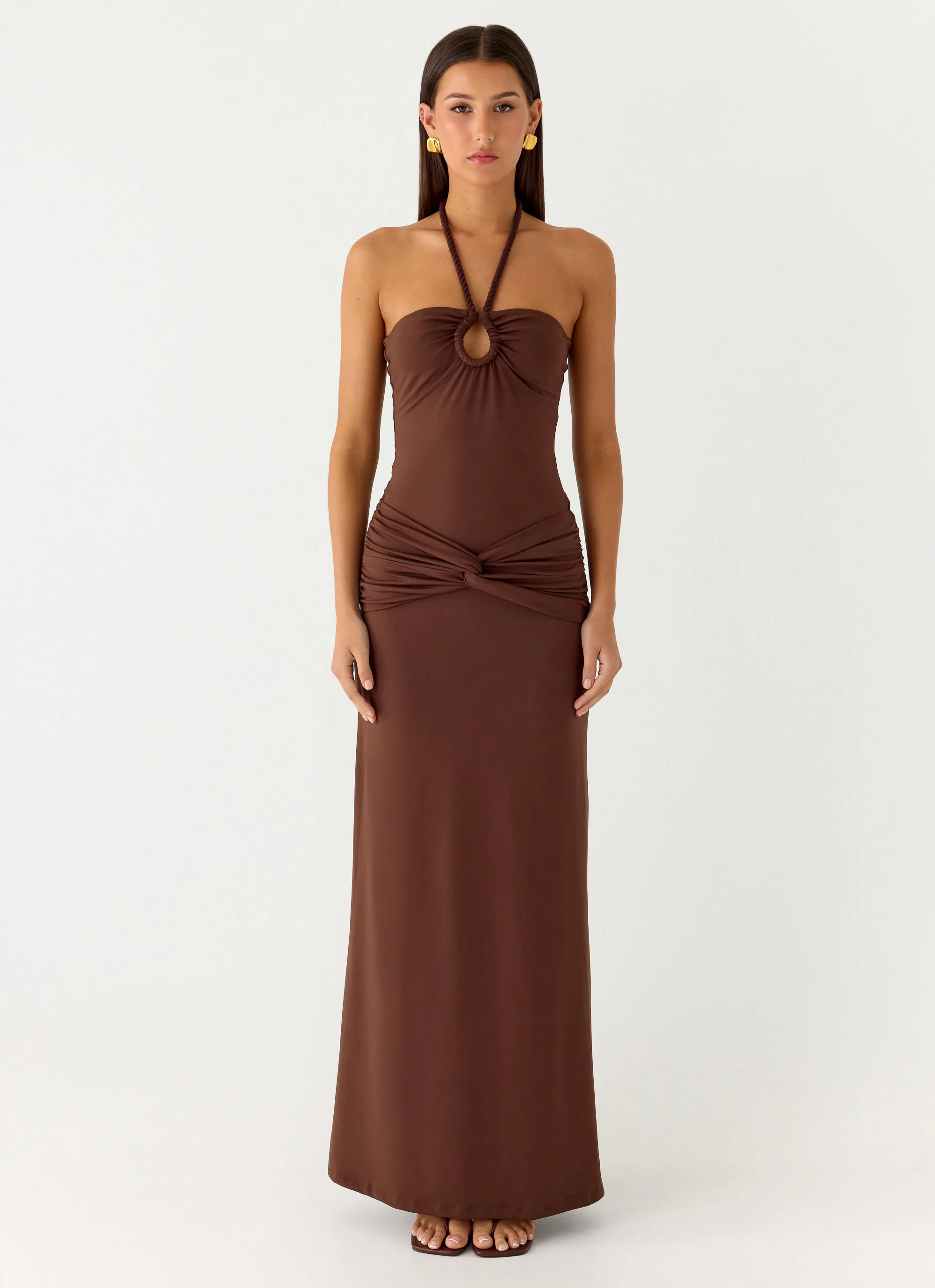 Sacred Maxi Dress - Chocolate