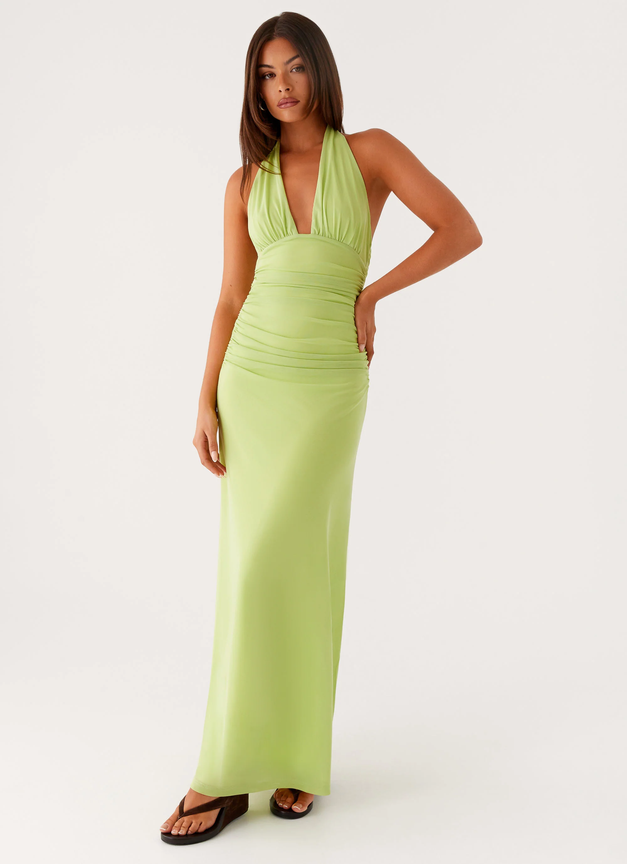 Kerrie Maxi Dress - Lime